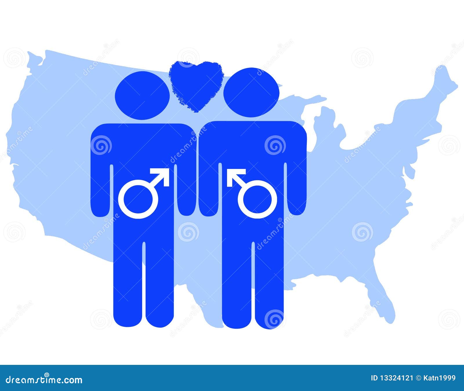Allow Same Sex Marriage In America Stock Illustration Illustration Of Homosexual Love 13324121