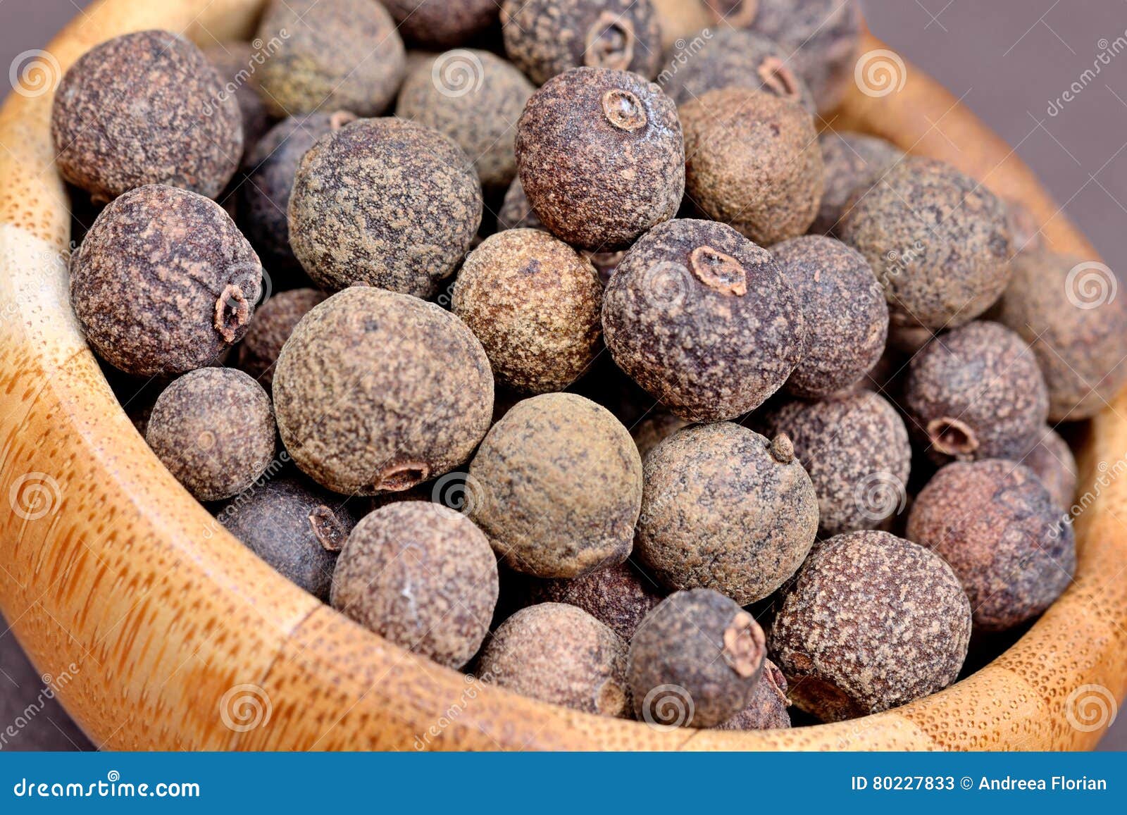 Allspice in a bowl stock image. Image of aroma, grain 80227833