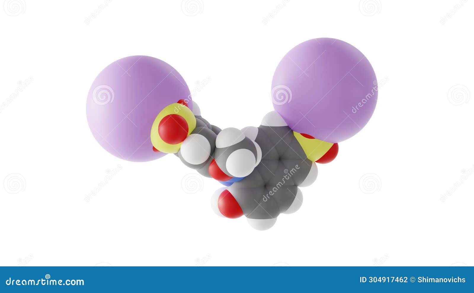 Allura Red Ac Molecule, Food Dye E129, Molecular Structure, Isolated 3d  Model Van Der Waals Stock Illustration - Illustration of formula, food:  304917462