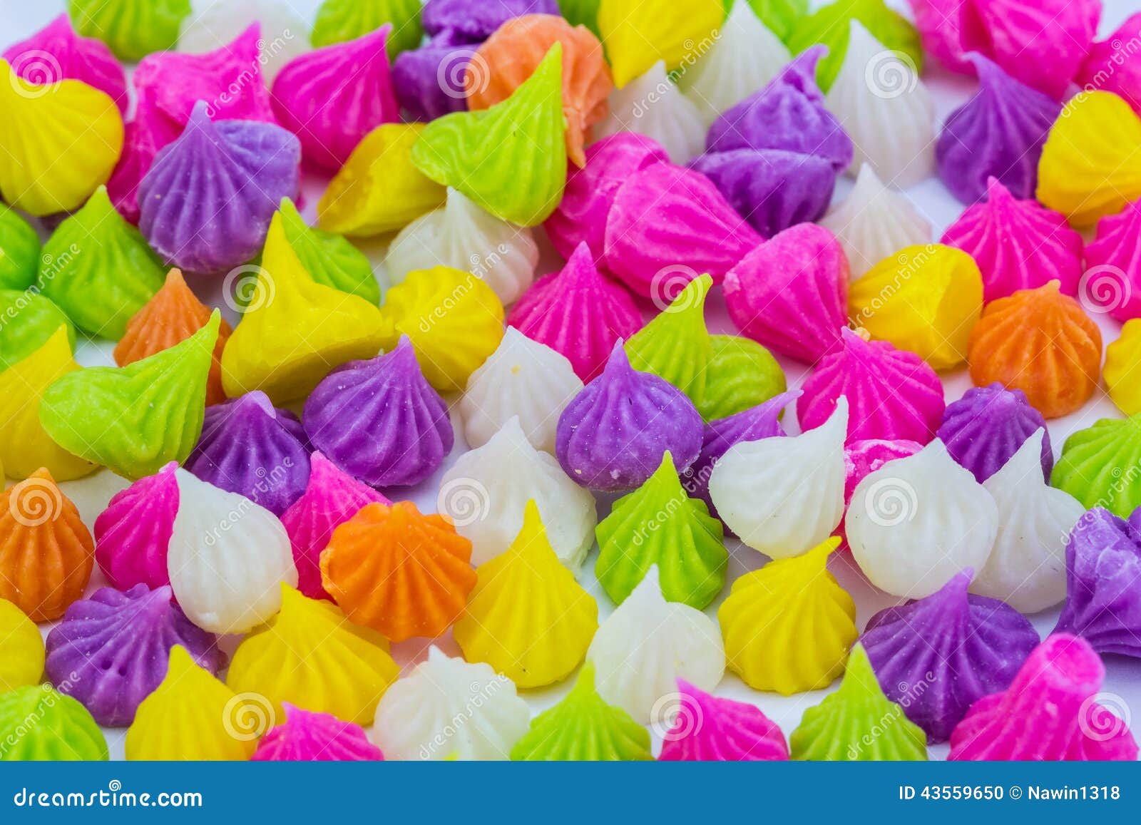 Allures, a Kind of Sweet Thai Candy Stock Photo Image of pile, macro