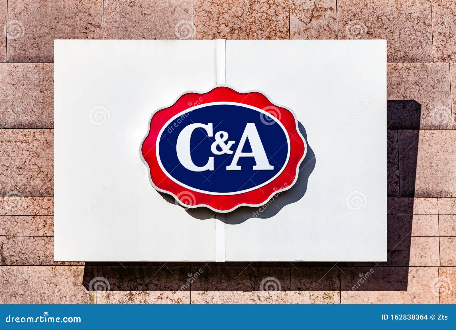 Signboard Advertising the C&a Clothing Store in a Shopping Center or ...