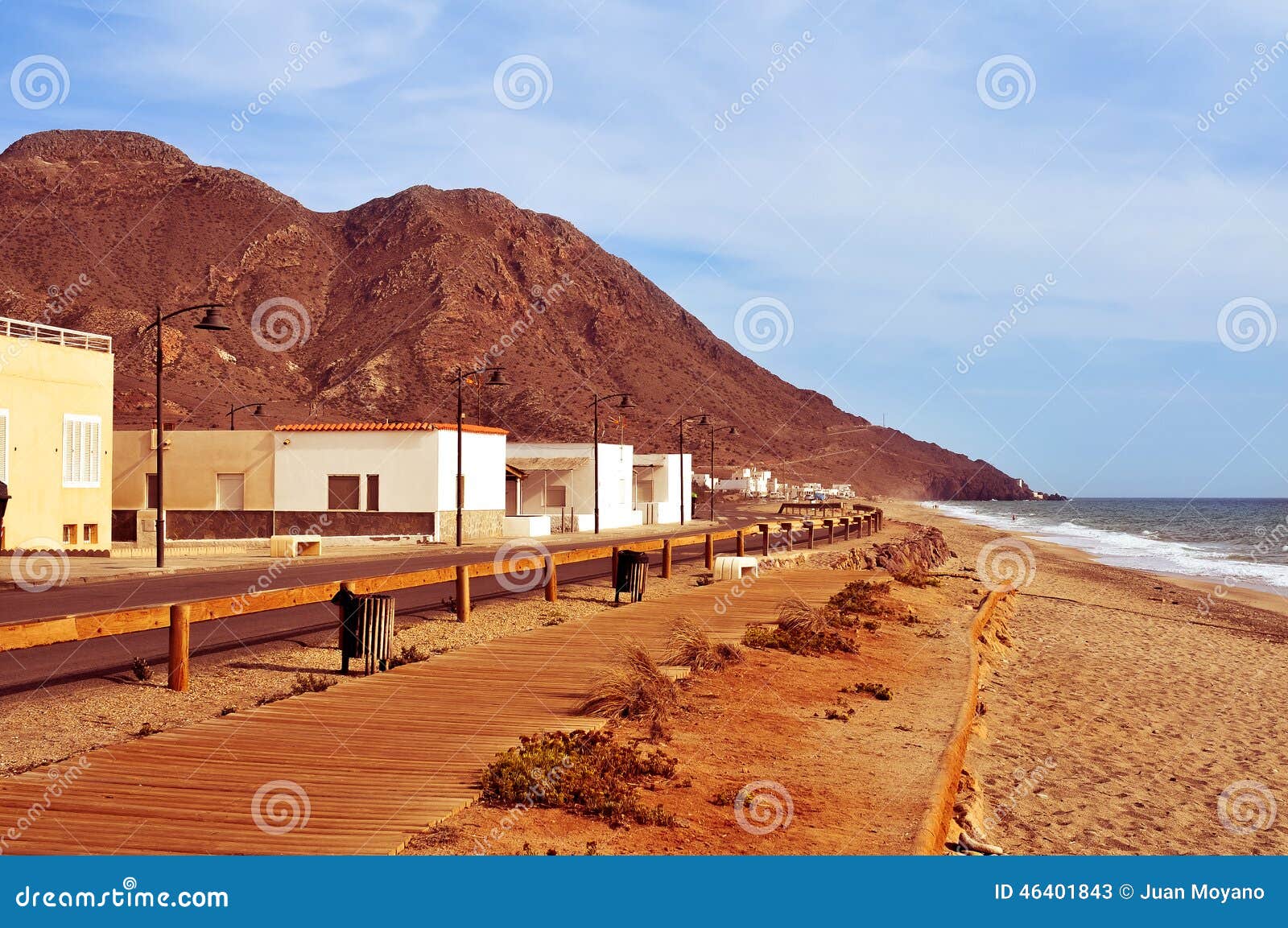 almadraba beach in cabo de gata-nijar natural park, in spain