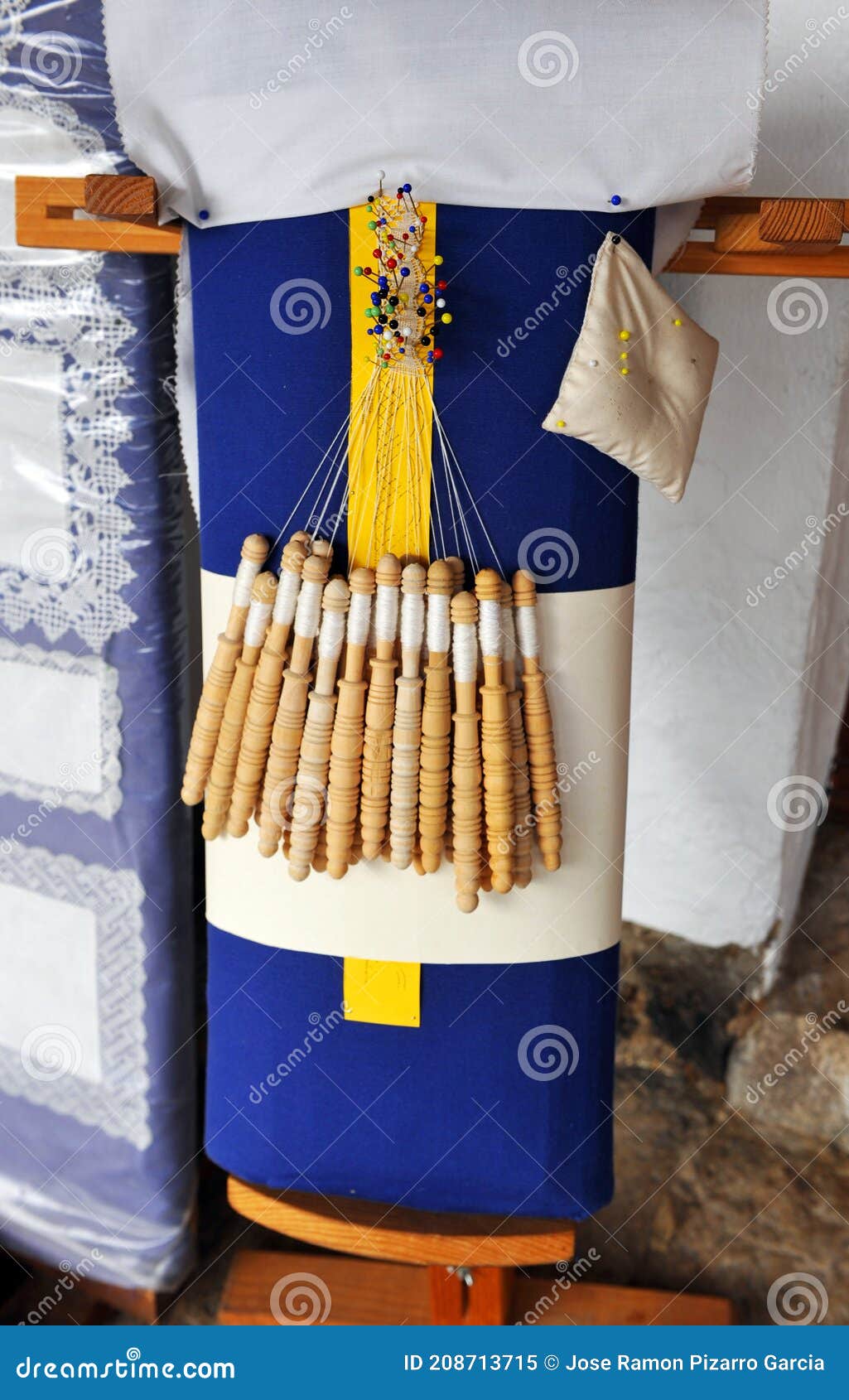 bobbin lace -encaje de bolillos- from almagro, spain.