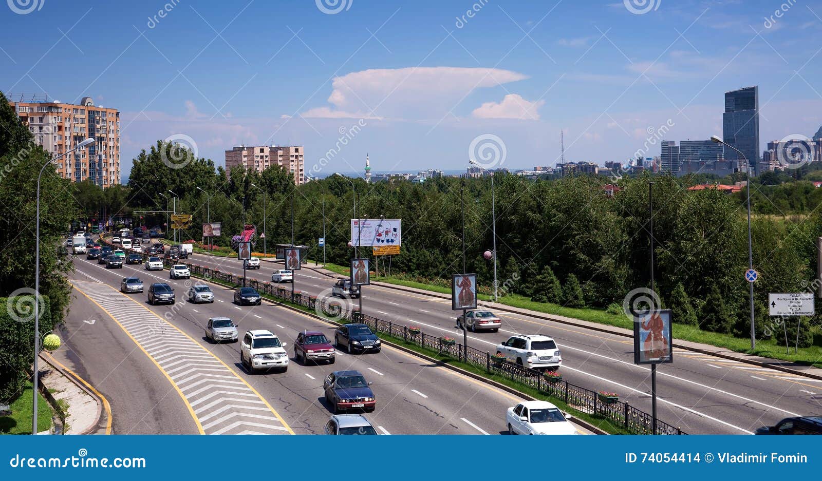 Almaty city. editorial stock image. Image of kazakhstan - 74054414
