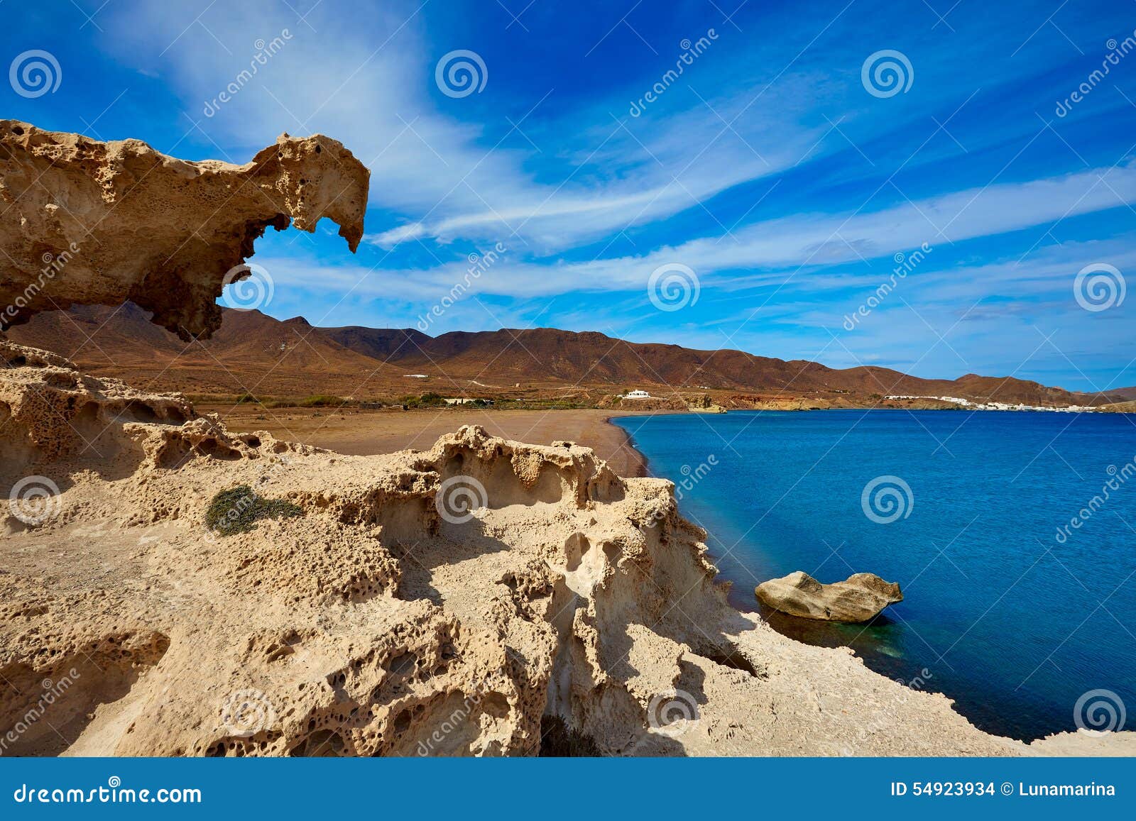 almeria cabo de gata playa del arco arch beach