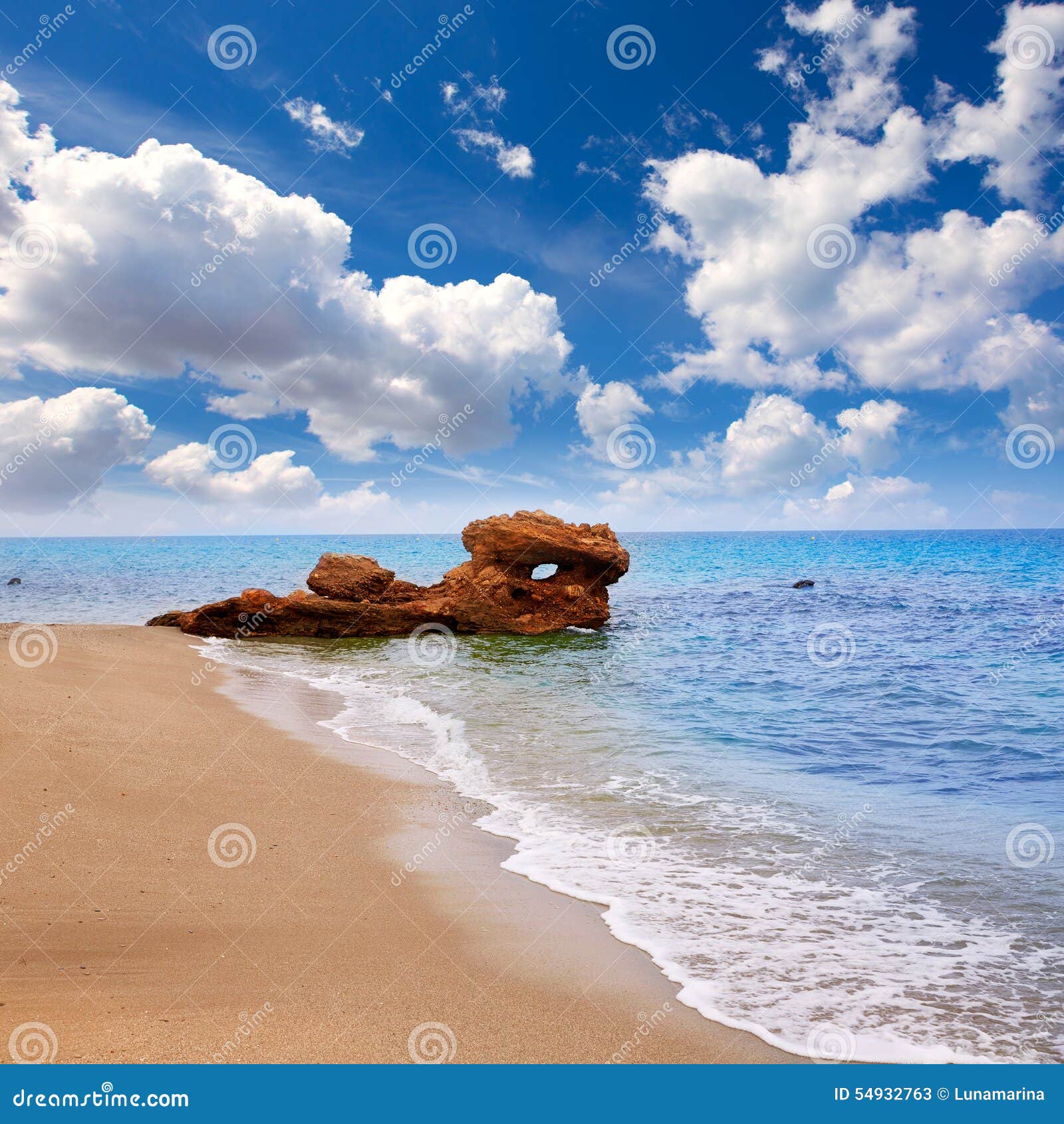 almeria mojacar beach mediterranean sea spain