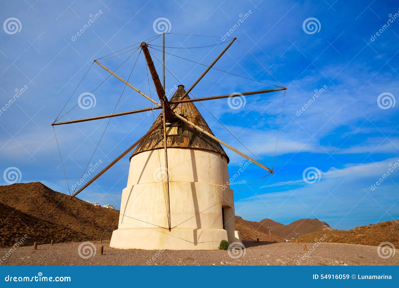 almeria molino de los genoveses windmill spain