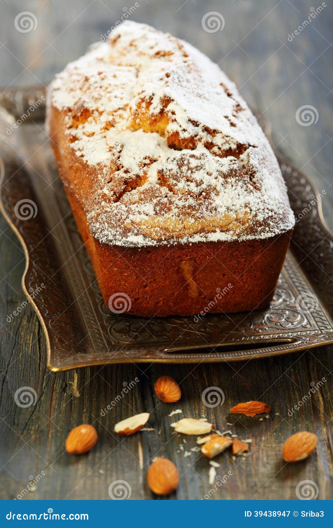 Almond Cake with Orange Zest. Stock Image Image of pastry, almond 39438947
