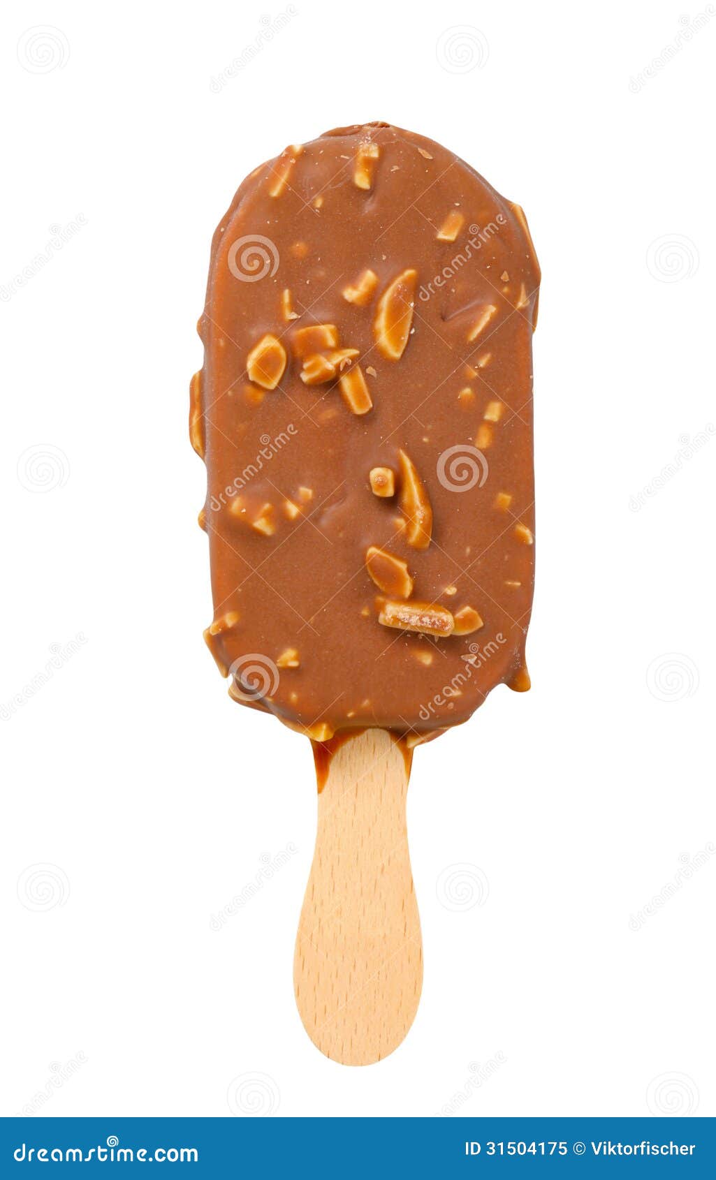 Almond Chocolate Ice Lolly Royalty Free Stock Photo - Image: 31504175