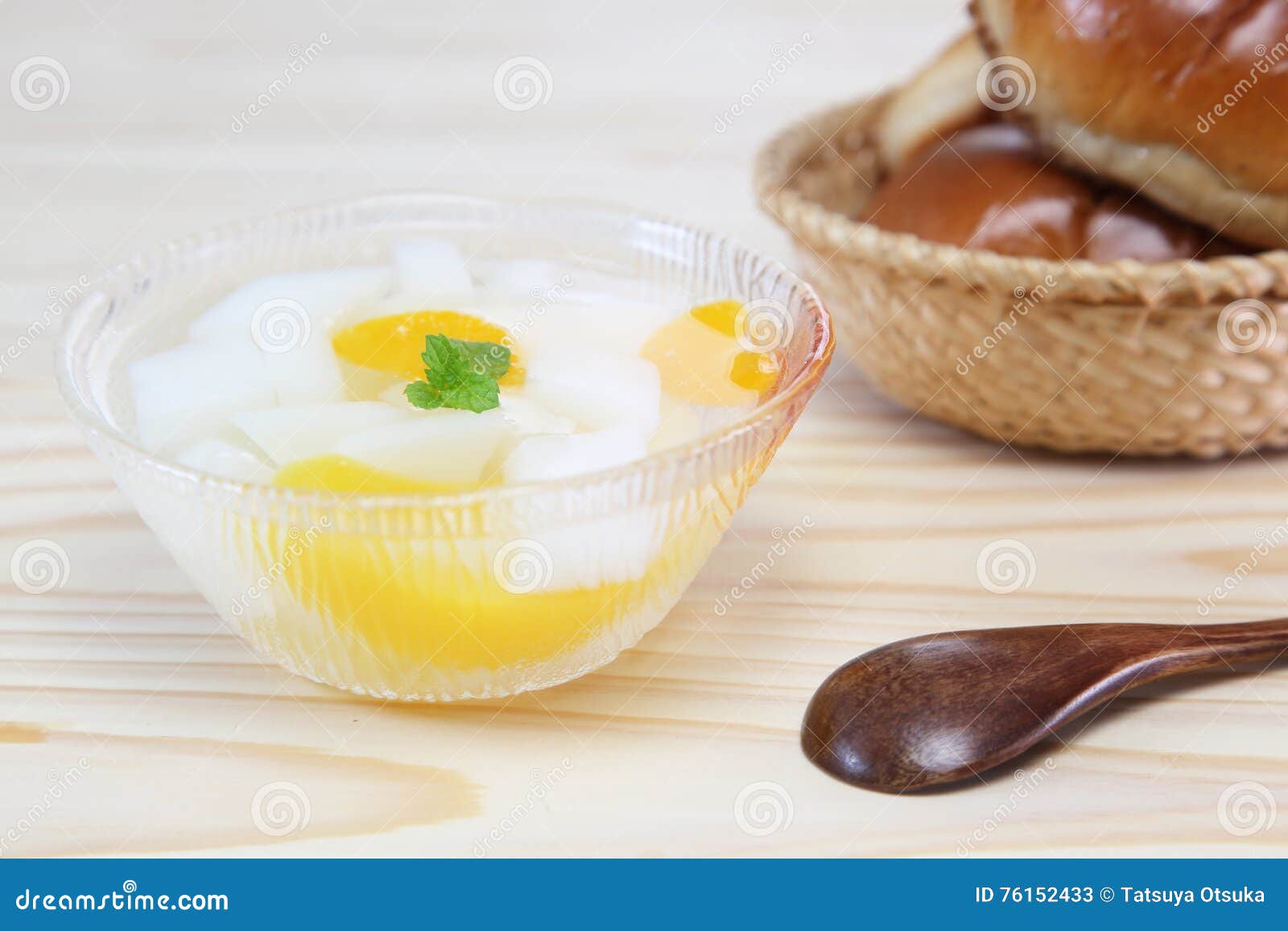 Almond jelly stock image. Image of tofu, dessert, breakfast 76152433