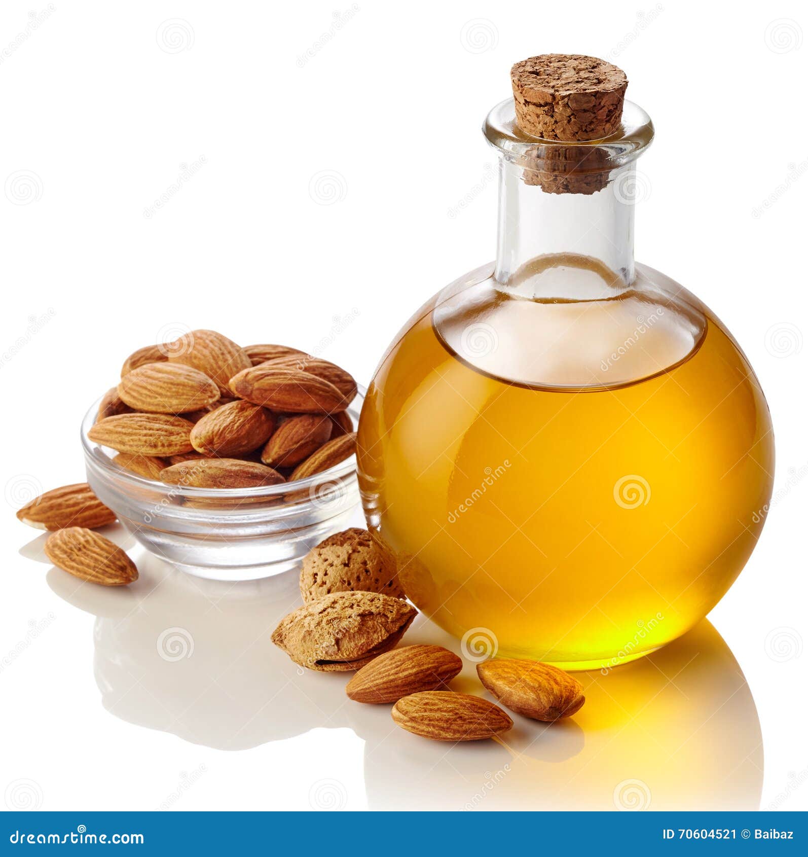 almond oil and almonds