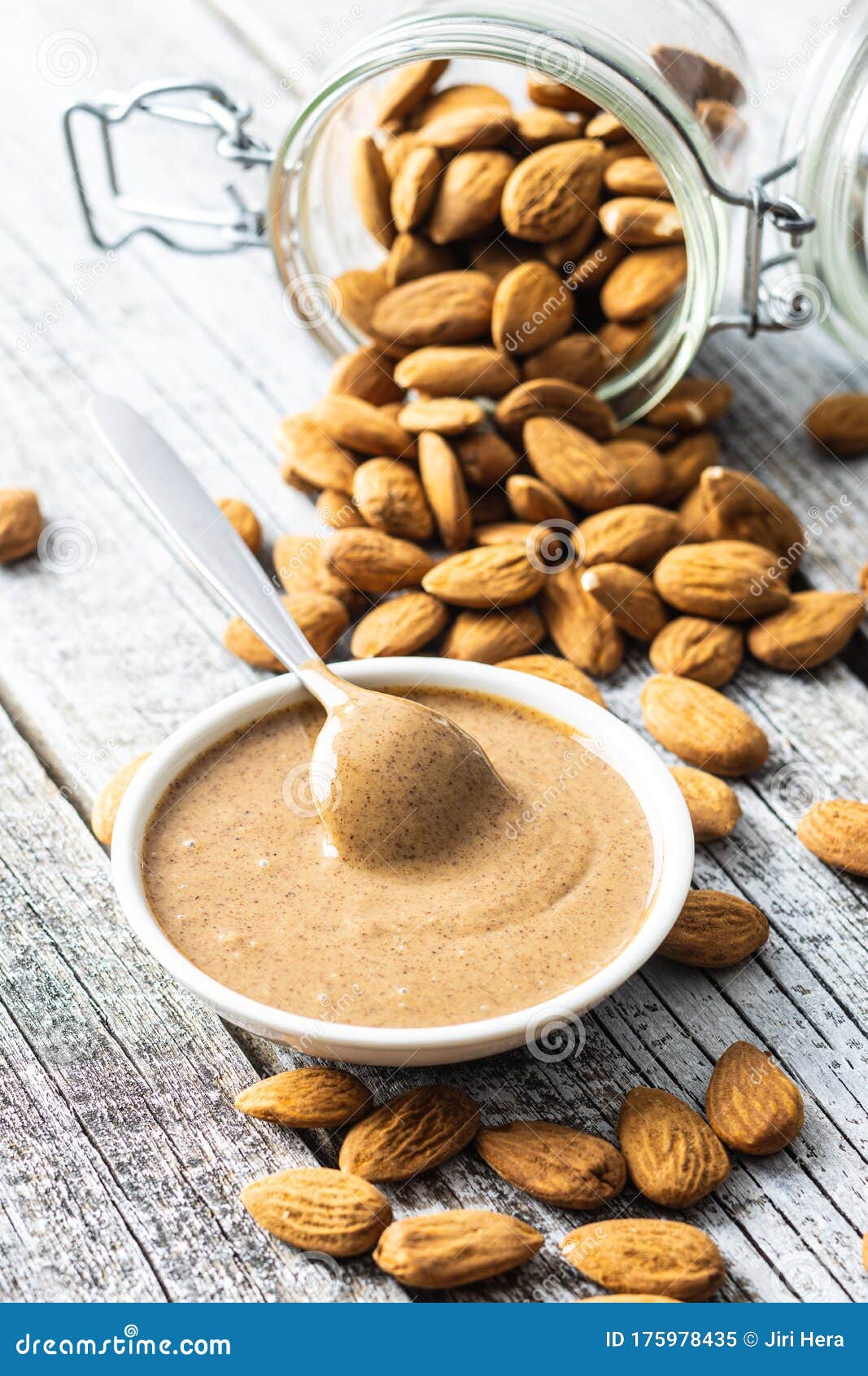 Almond Spread. Almonds and Butter Stock Image Image of tasty, cooking