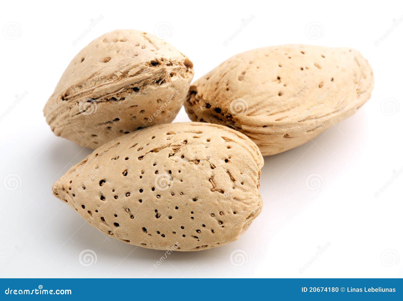 Almonds stock photo. Image of brown, color, nutshell 20674180