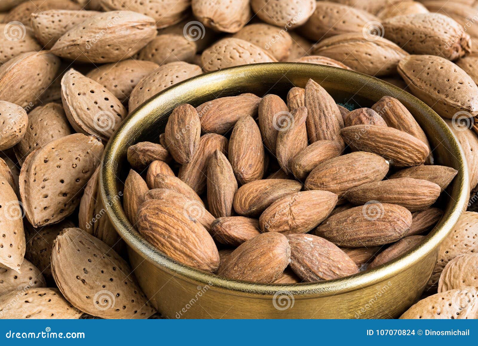 Almonds stock photo. Image of almond, peeled, group 107070824