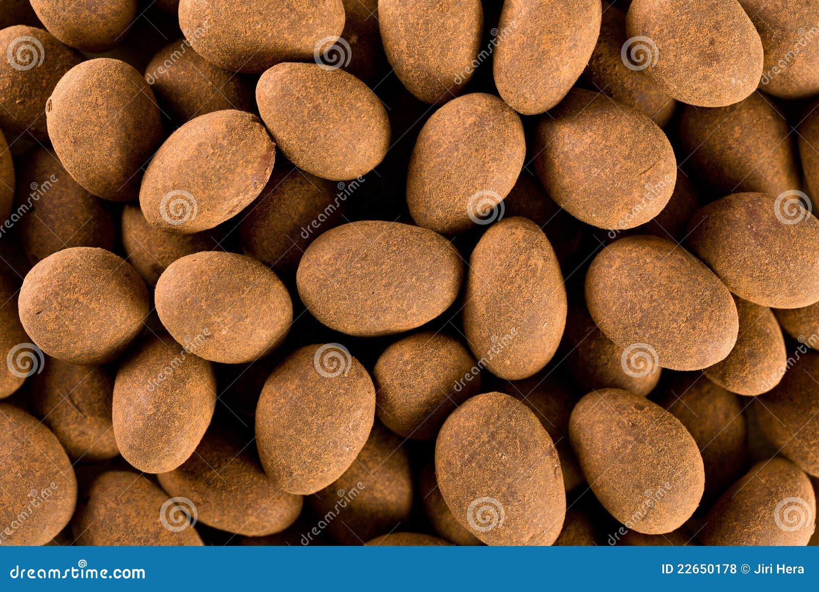 Almonds in Chocolate with Cinnamon Stock Photo Image of dipped
