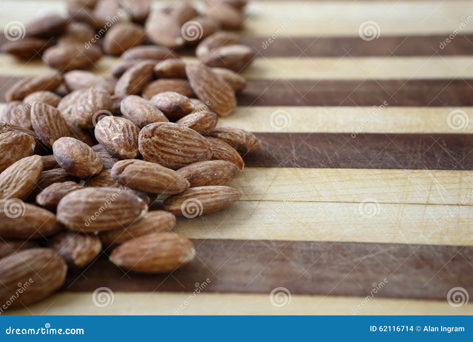 Almonds Healthy Snack stock photo. Image of cutting, board 62116714