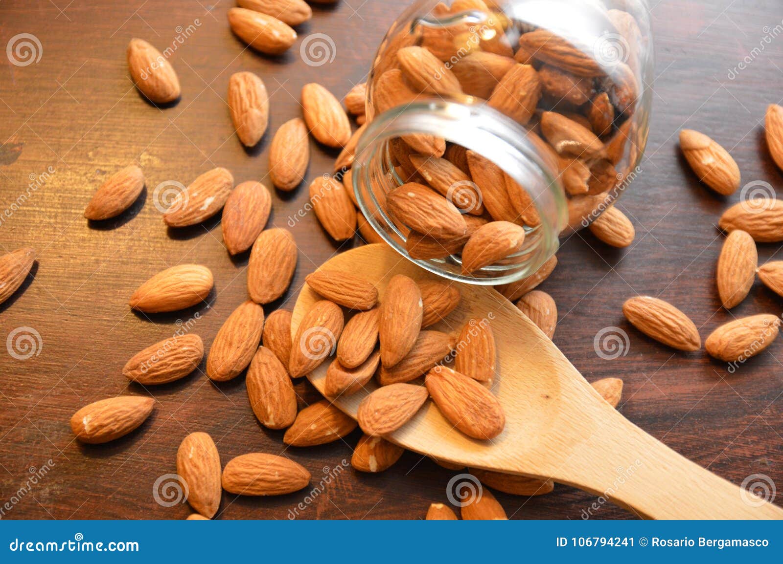 Almonds Fruit Nuts Food Snack Stock Image Image of food, nuts 106794241