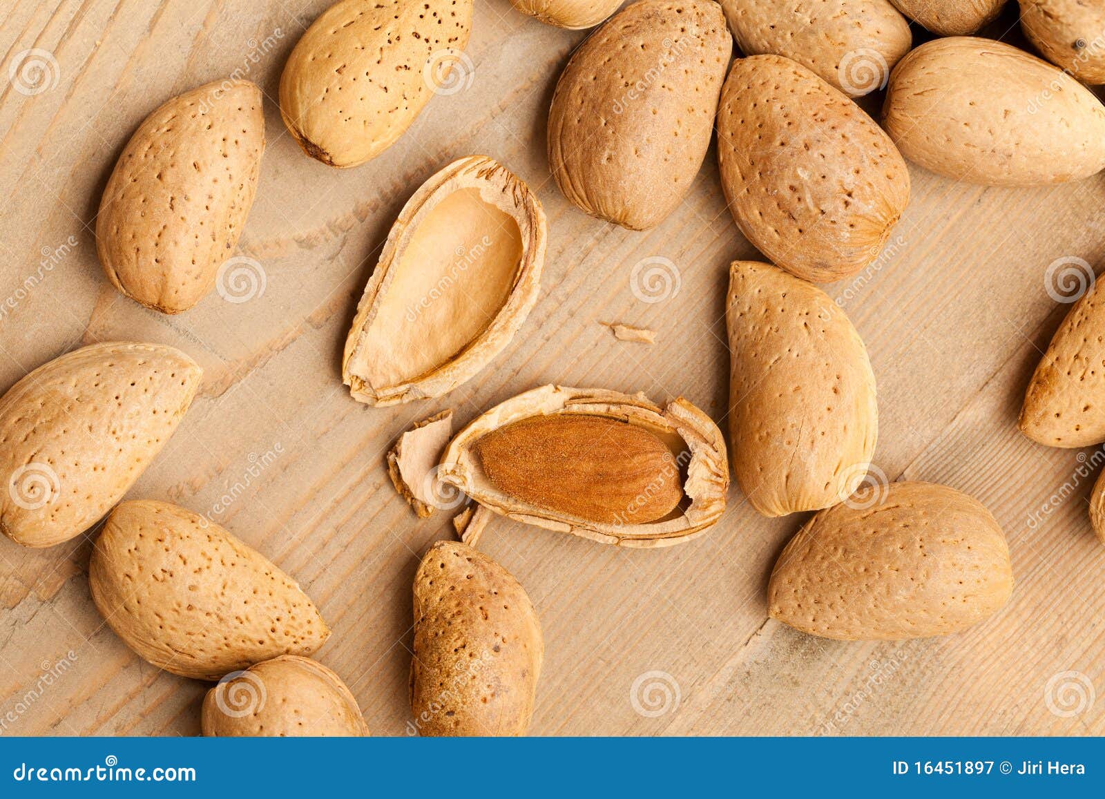 Almonds in nutshell stock image. Image of natural, fruit 16451897