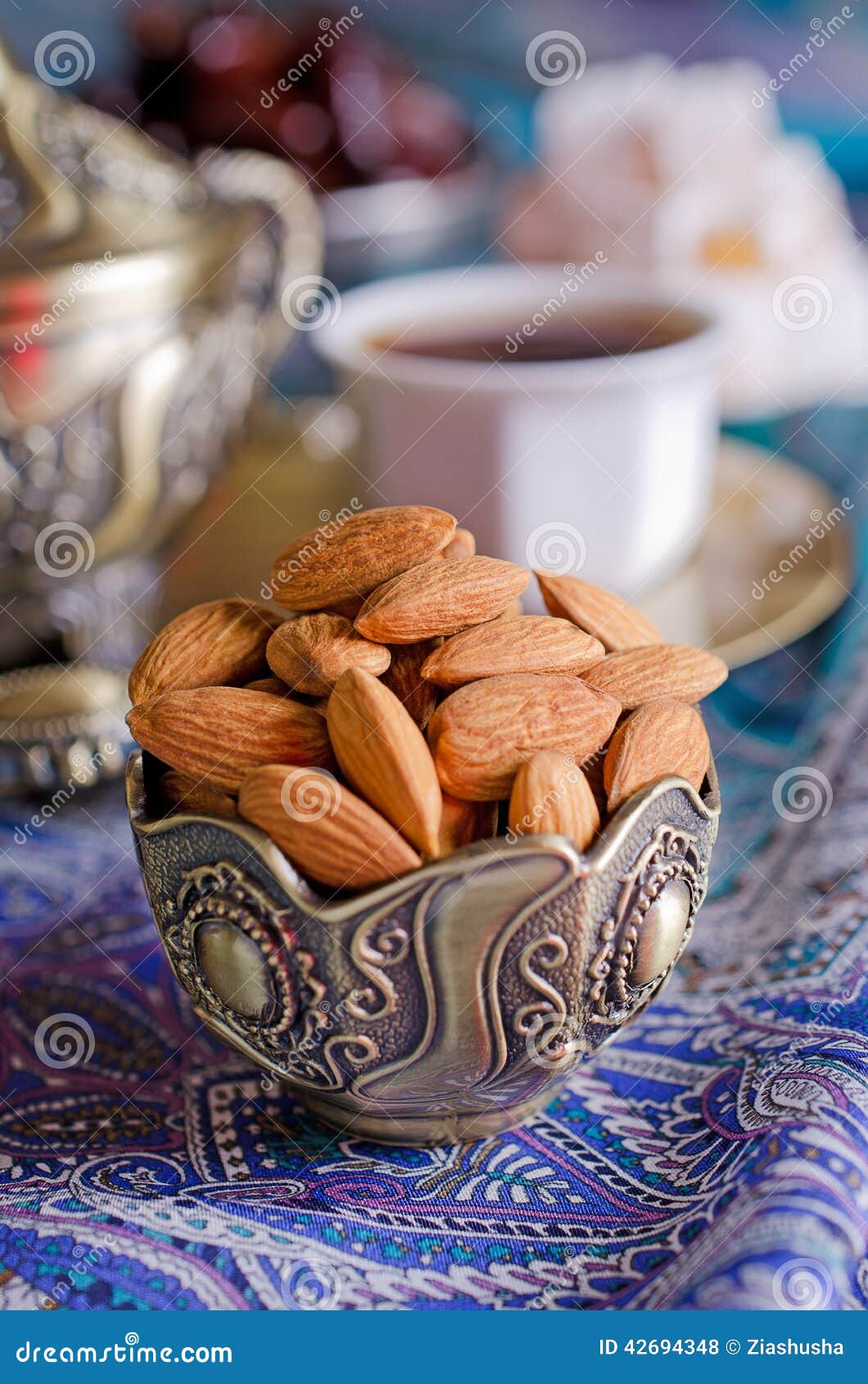 Almonds stock photo. Image of ethnicity, caramel, asia 42694348