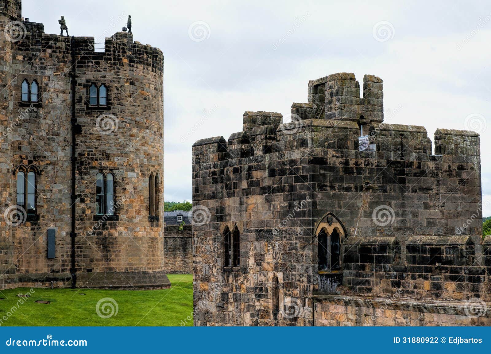 Alnwick Castle Stock Photo Image Of Potter Tourism 31880922