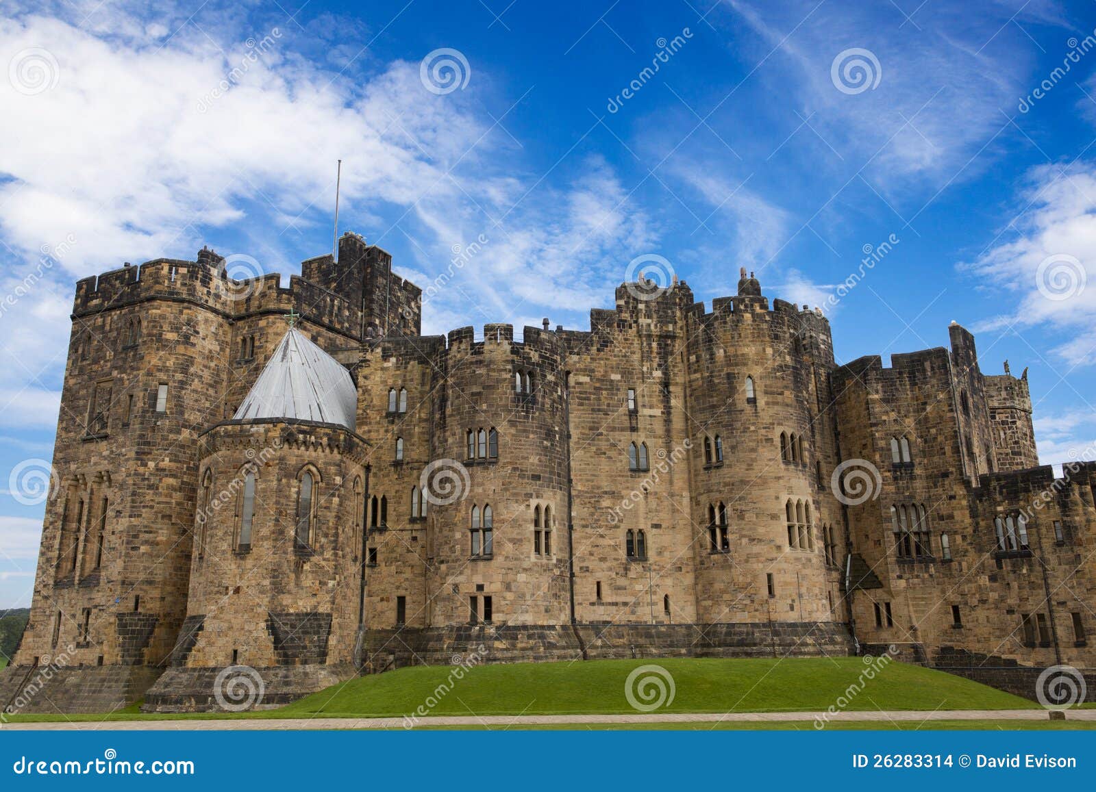 Alnwick Castle, Northumberland. Stock Photo Image of lion, northumberland 26283314