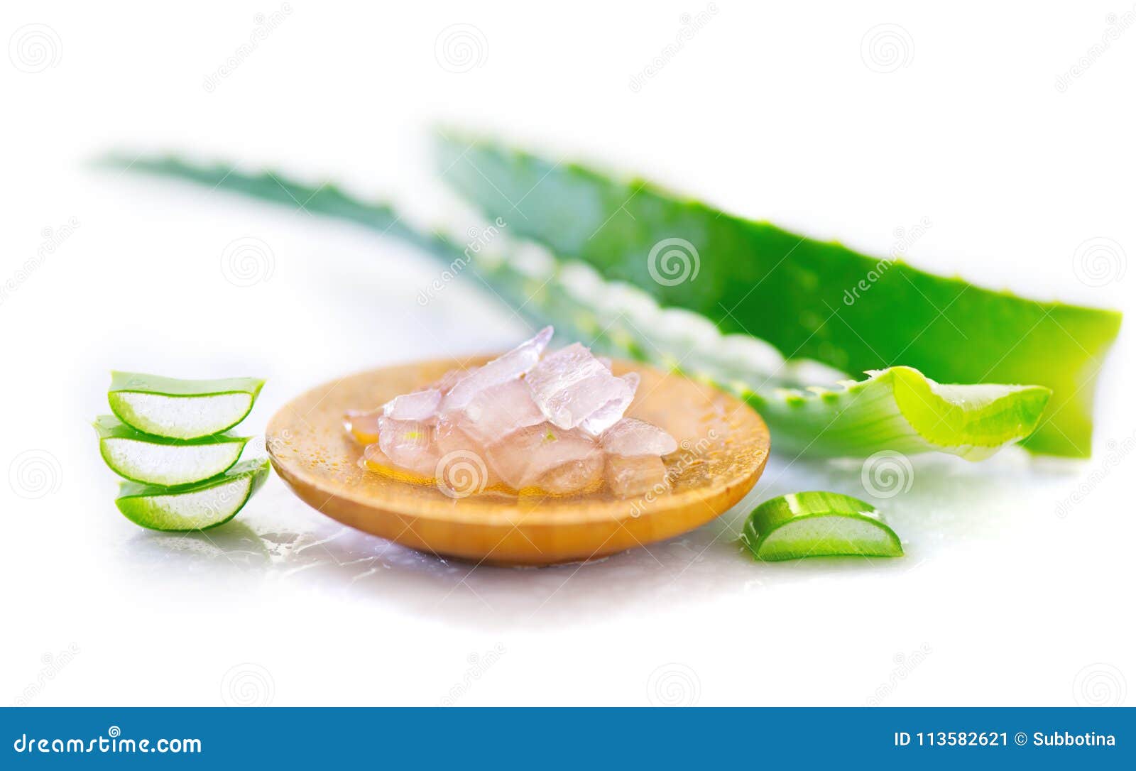 aloe vera gel closeup. sliced aloevera natural organic renewal cosmetics, alternative medicine. organic skincare concept