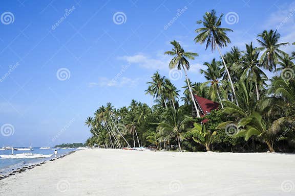 Alona Beach Bohol Island Philippines Stock Image - Image of coast ...