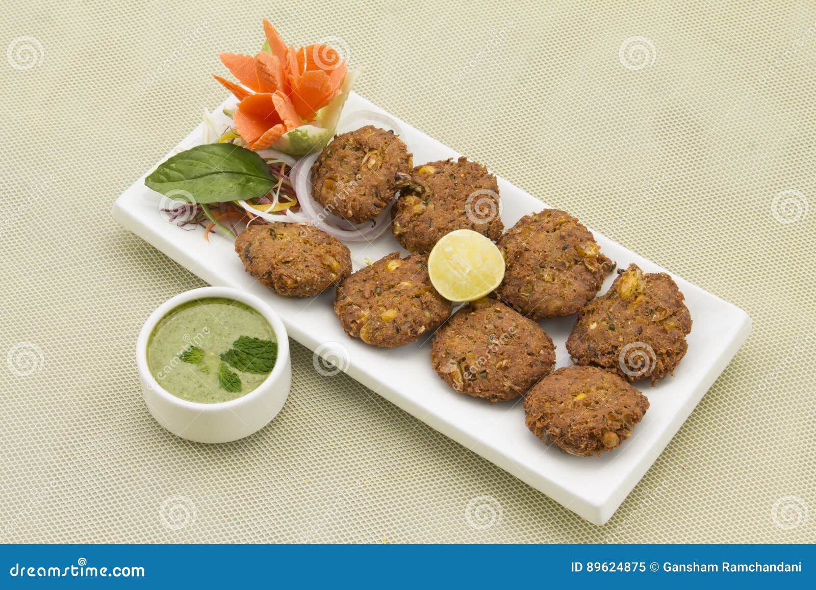 Corn Tikki, Also Known Bhutte Ki Tikki, Deep Fried Corn Patties Rolled