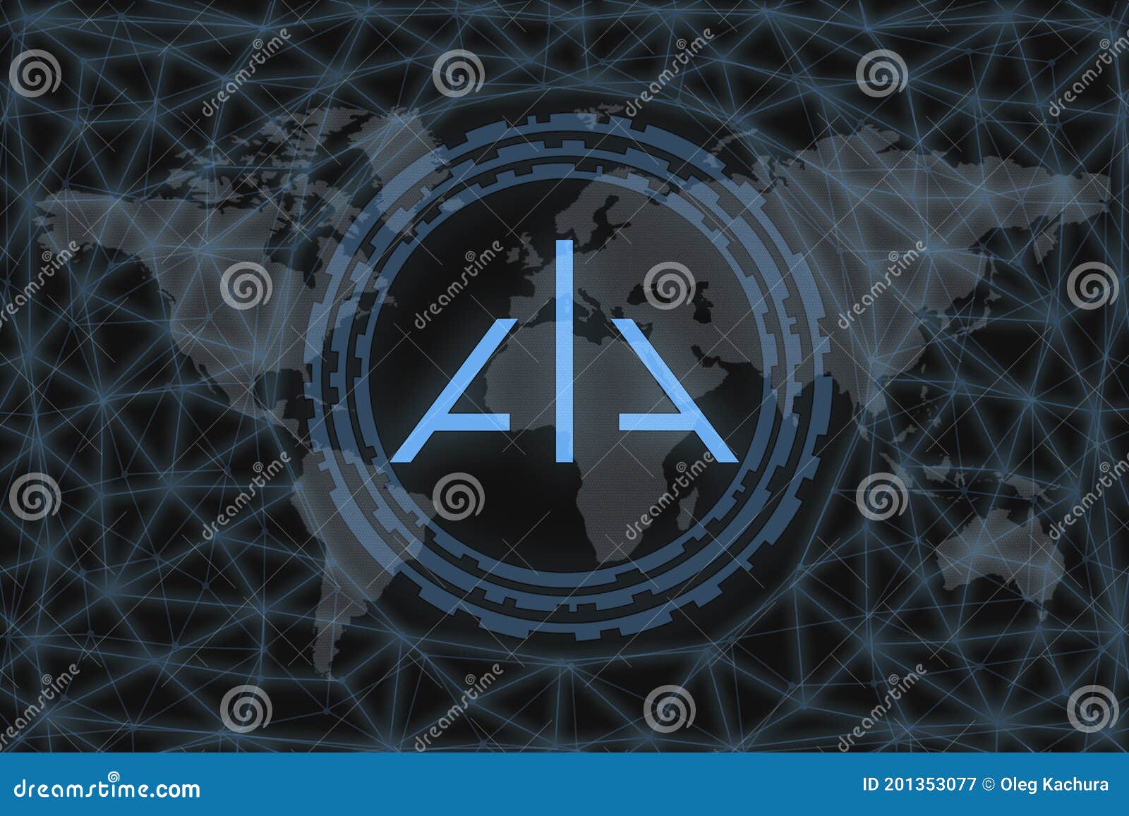 Alpha Finance Lab Alpha Abstract Cryptocurrency. with a Dark Background and  a World Map Stock Illustration - Illustration of finance, communication:  201353077