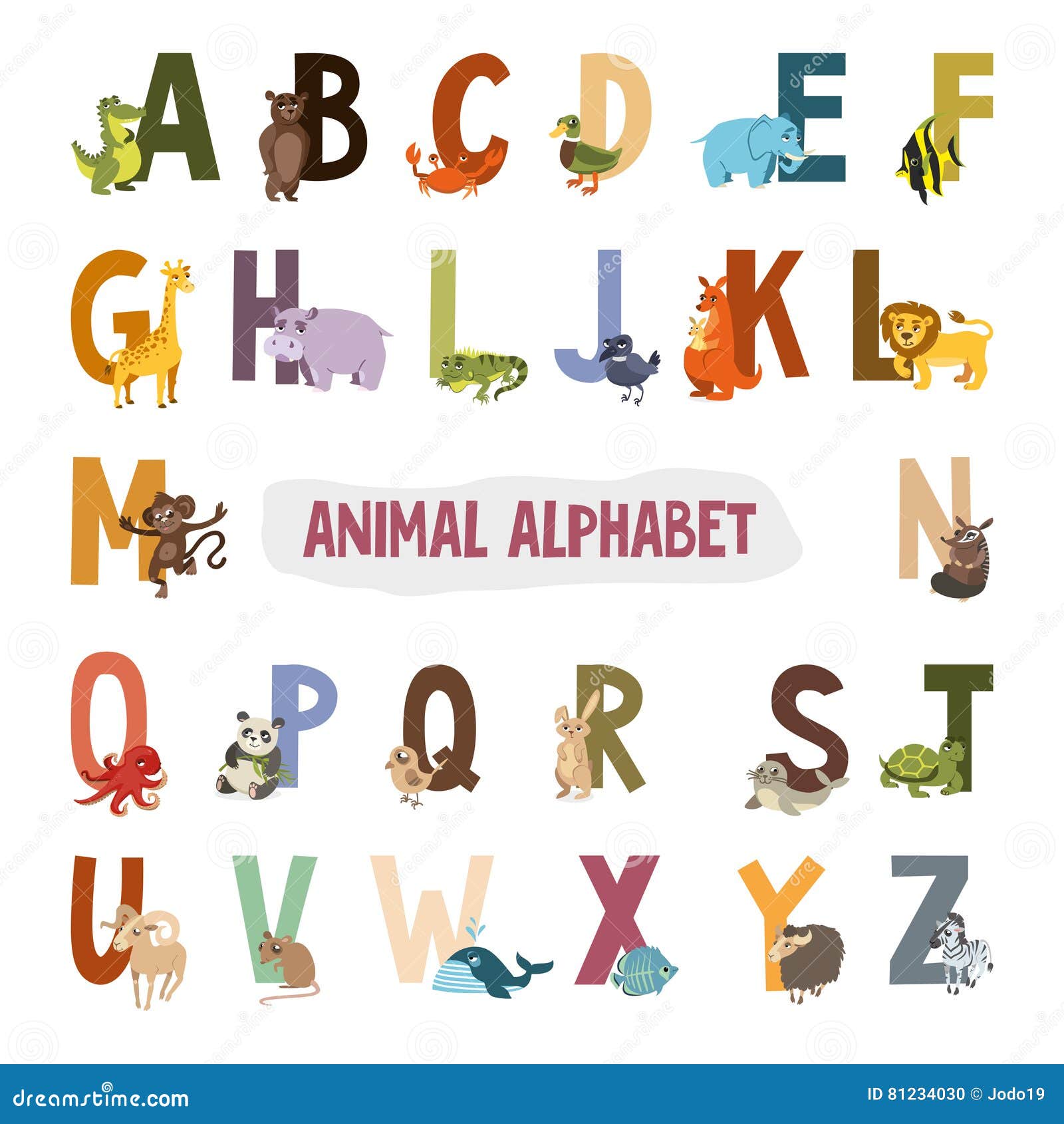 Alphabet Anglais Avec Des Animaux Photos Pour Illustration De Vecteur Illustration Du Conception Livre Alphabet Anglais Avec Des Animaux Photos Pour Illustration De Vecteur Illustration Du Conception Livre