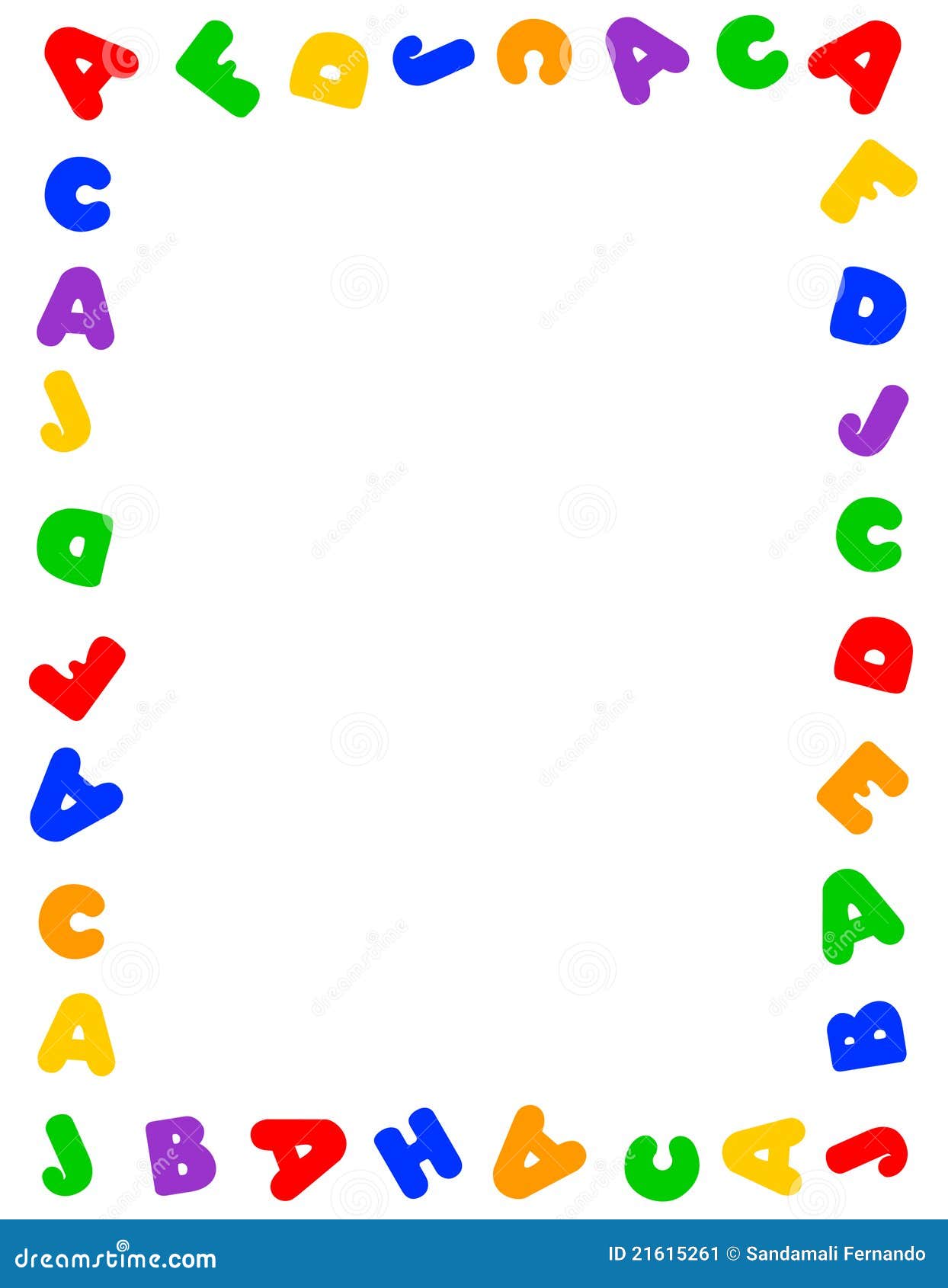 Alphabet border stock vector. Image of back, separated ...