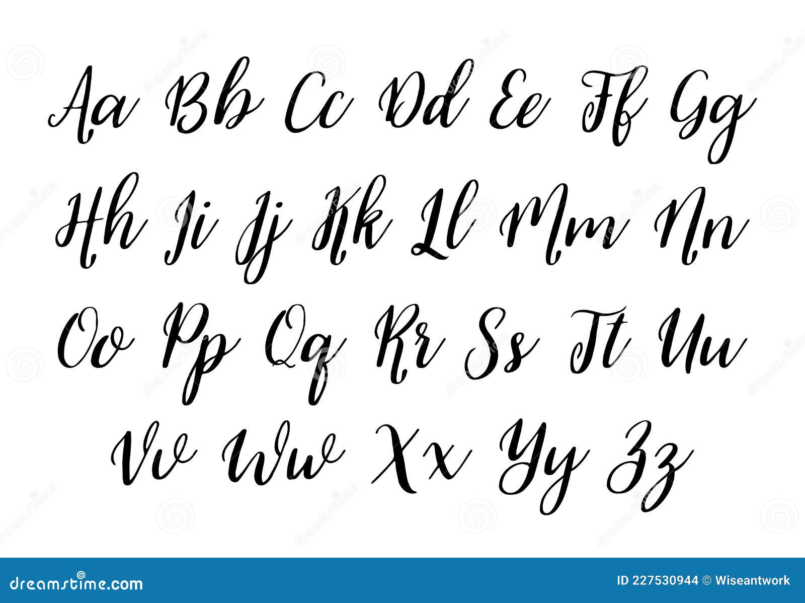 letter a in cursive font