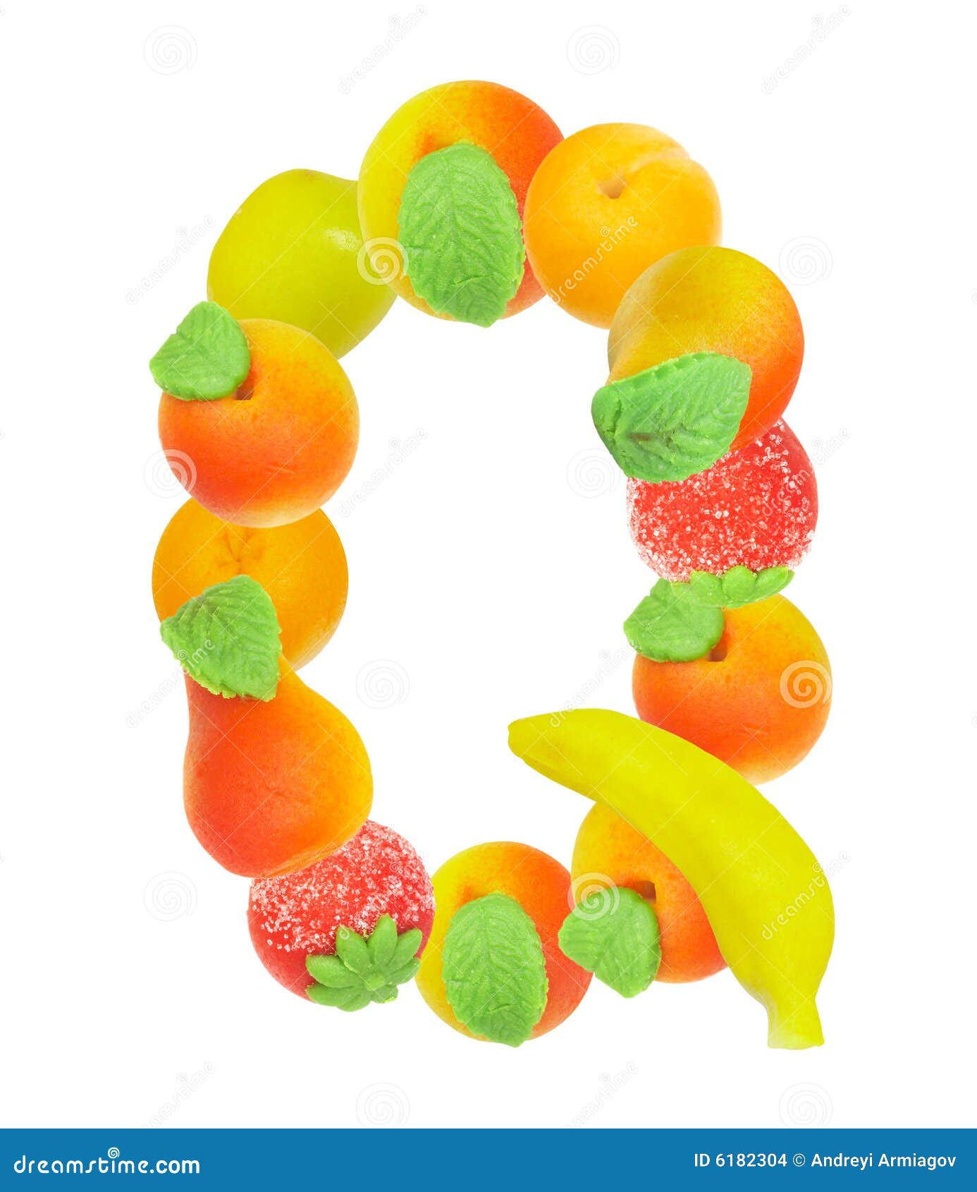 Alphabet from Fruit, the Letter Q Stock Photo Image of idea, edible