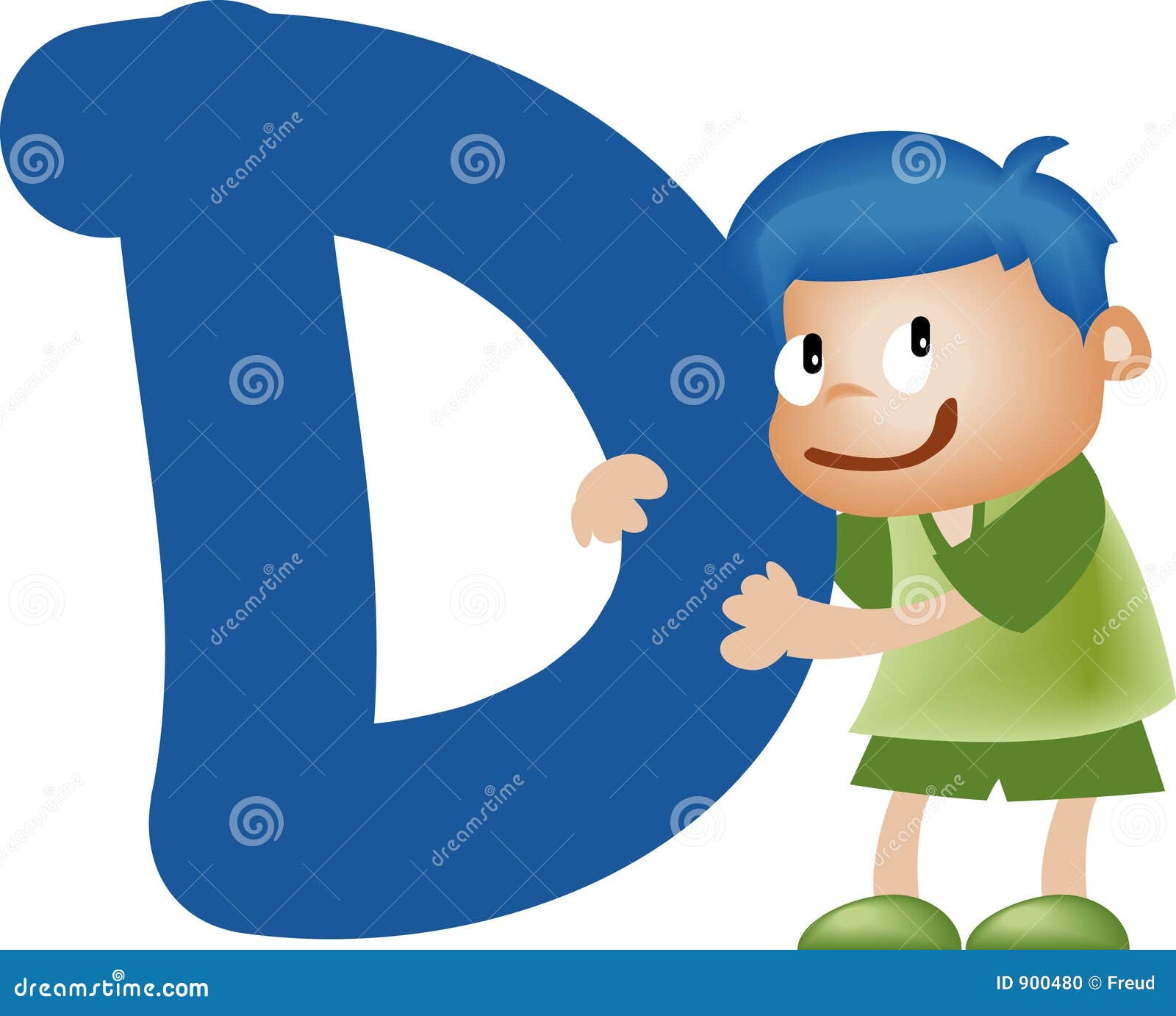 Alphabet Letters Clip Art D