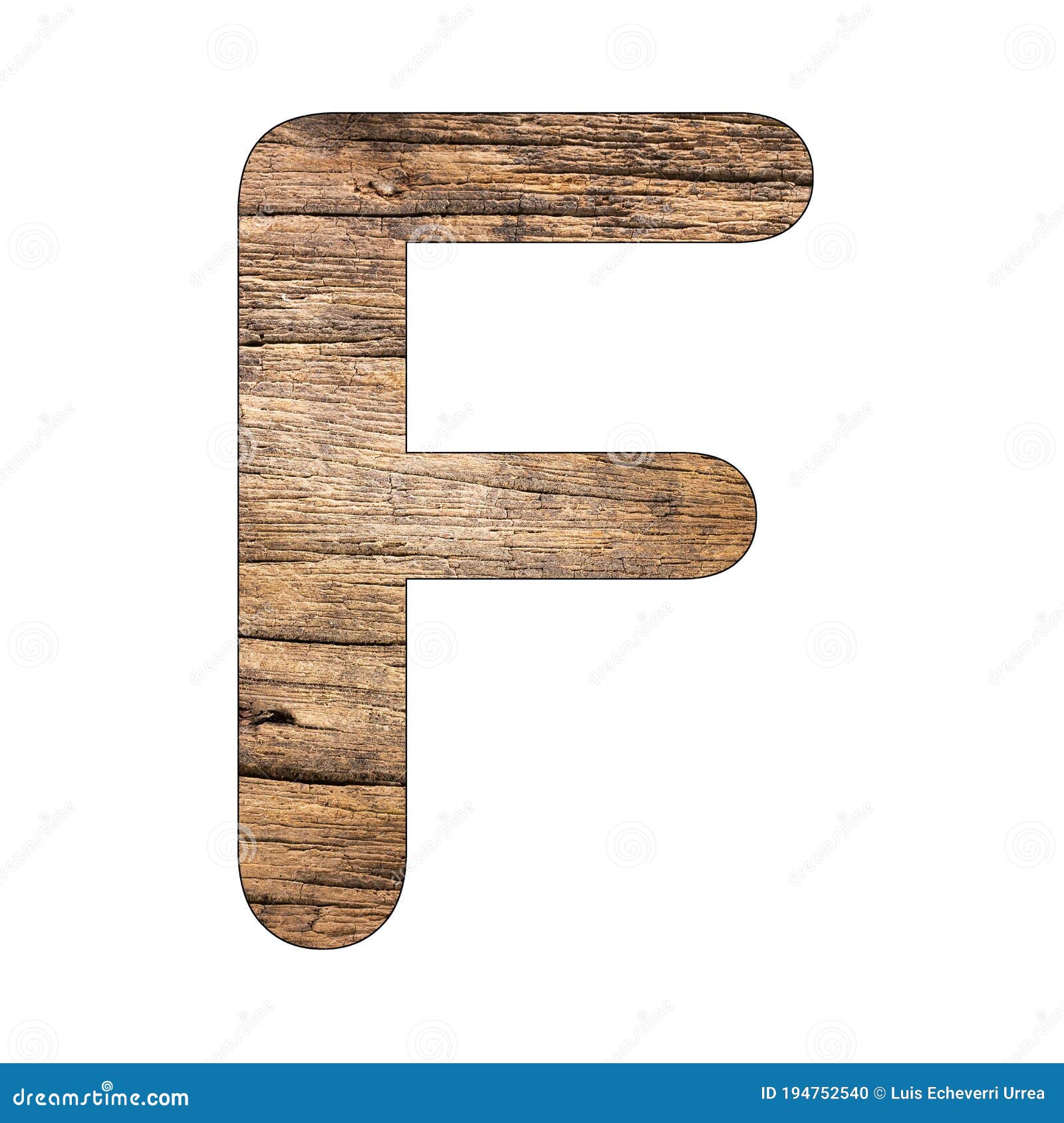 Alphabet Letter F on Rustic Wood Background Stock Photo - Image of ...