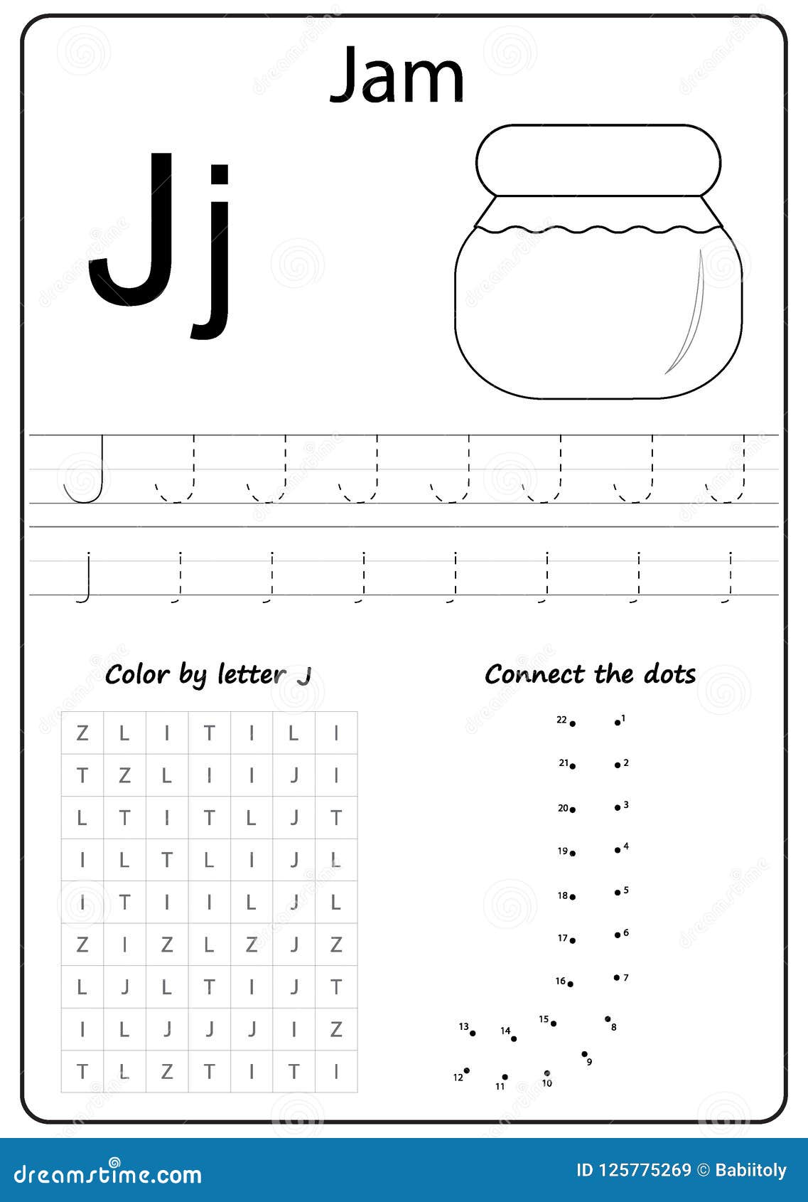 writing letter j worksheet writing a z alphabet exercises game for kids stock vector illustration of letters letter 125775269