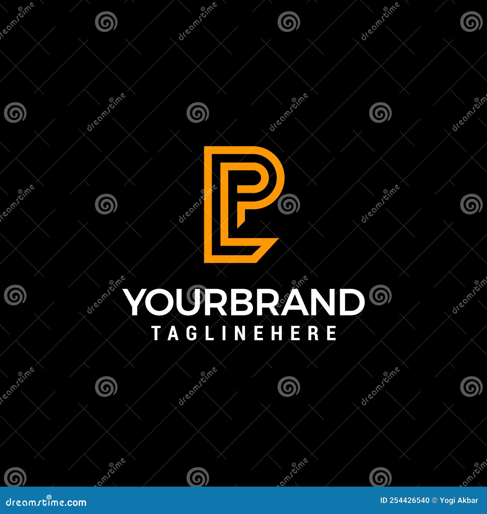 Alphabet Letters Initials Monogram Lp Pl L And P Logo Line Design Template Vector Stock Vector 3990