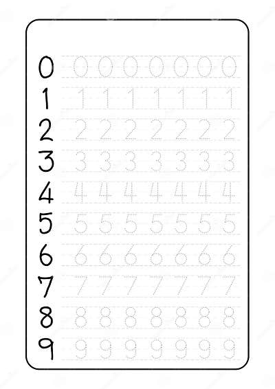 Alphabet Letters Tracing Worksheet with Alphabet Letters. Number ...