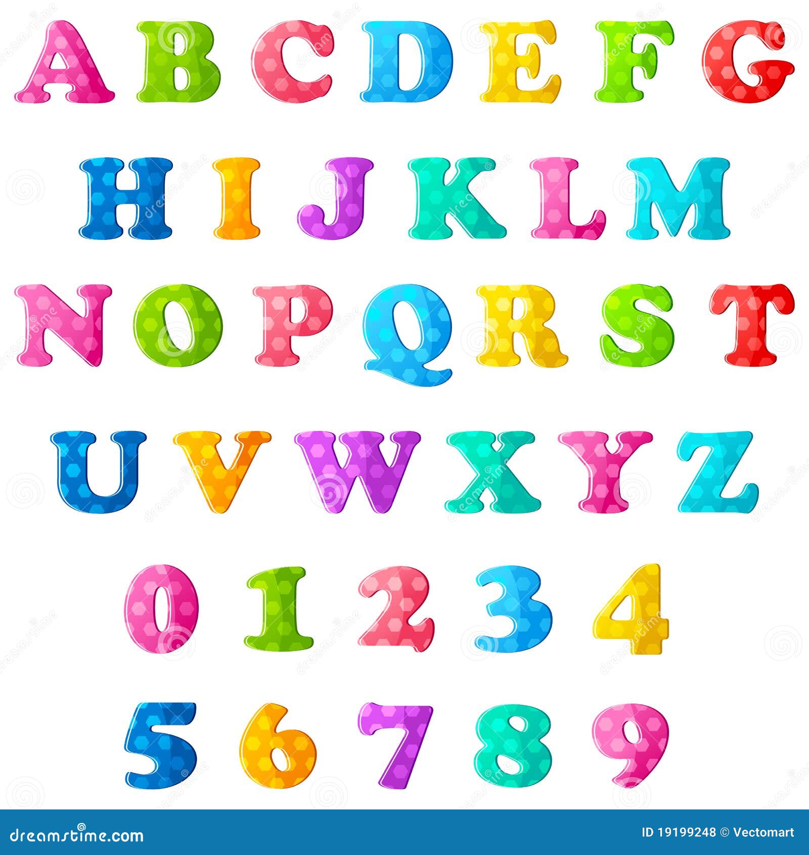 Alphabet and Numbers stock vector Illustration of Alphabet and Numbers stock vector Illustration of