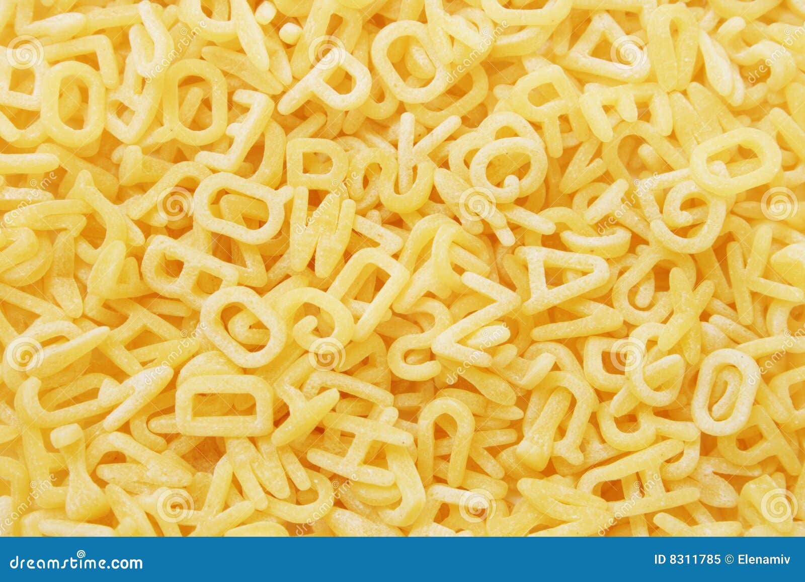 Alphabet pasta. stock image. Image of pasta, background - 8311785