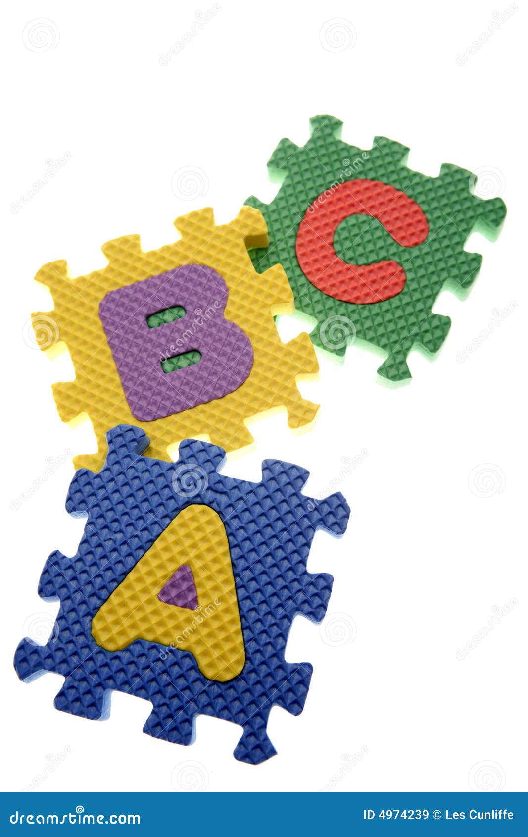 Alphabet puzzle pieces stock image. Image of game, color - 4974239