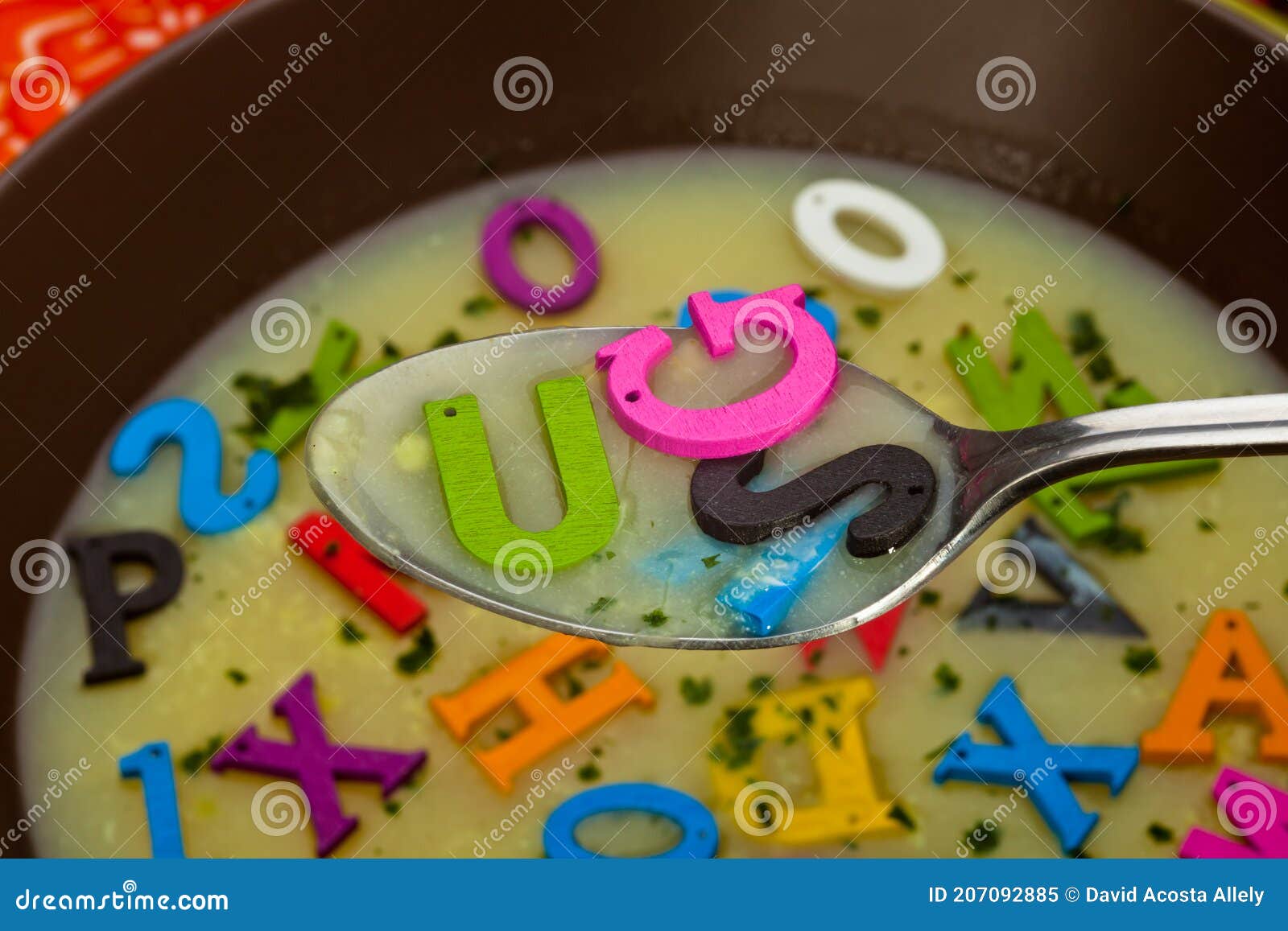 Alphabet soup stock image. Image of gourmet, fresh, letters 207092885