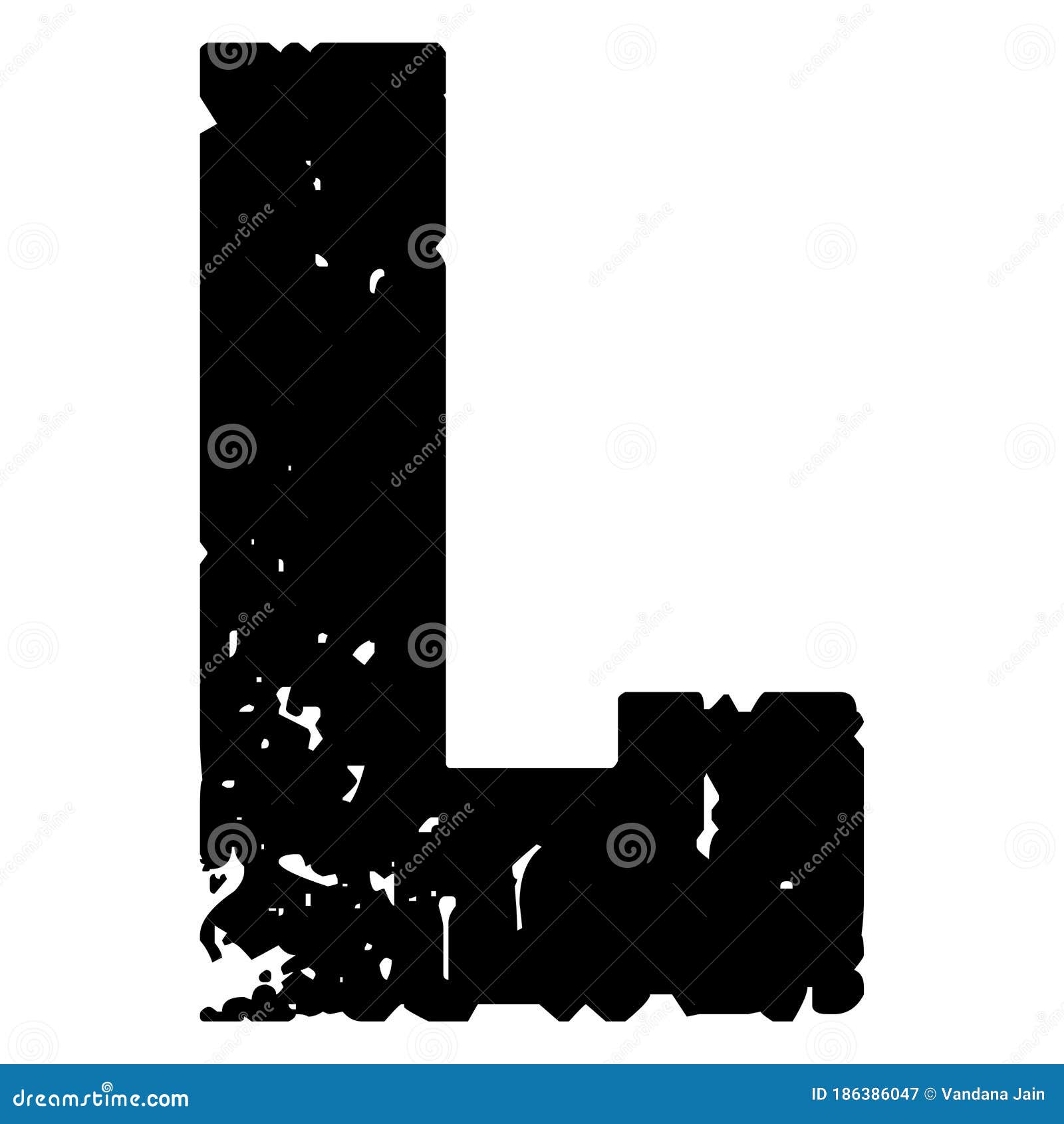 Alphabet Symbol - Stylish Letter  Font Symbol of   on White Background. Stock Illustration - Illustration of grunge, color:  186386047