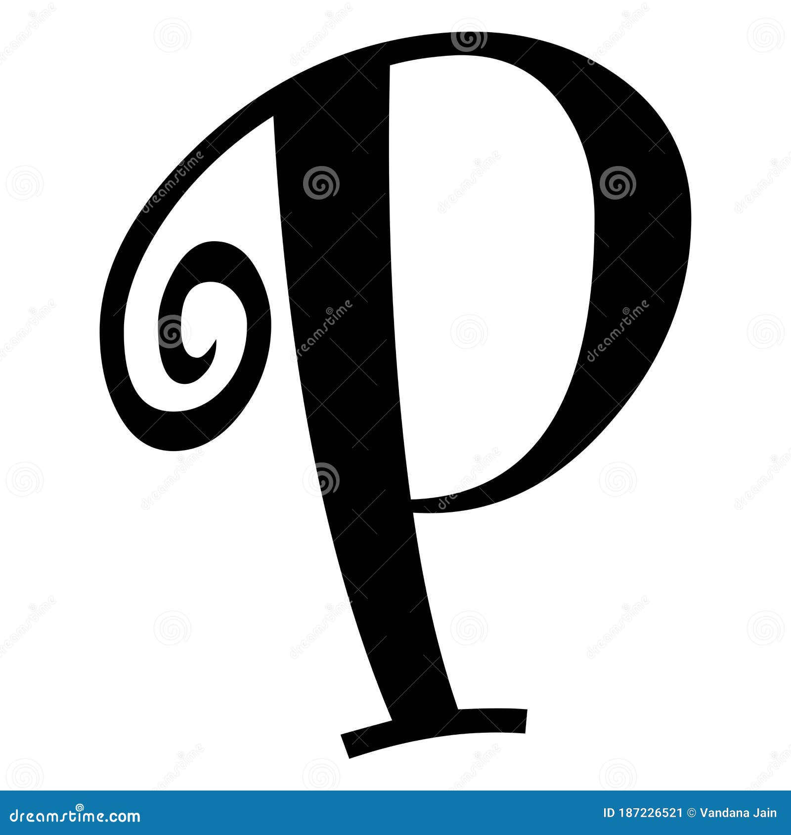 Alphabet Symbol - Stylish Letter  Font Symbol of   on White Background. Stock Illustration - Illustration of descriptive,  imageletters: 187226521