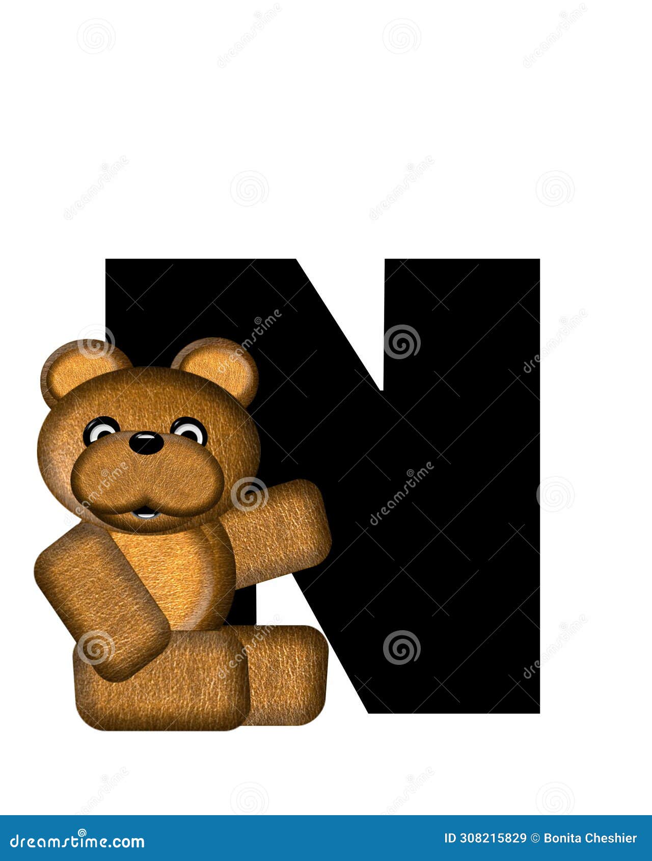 alphabet teddy n