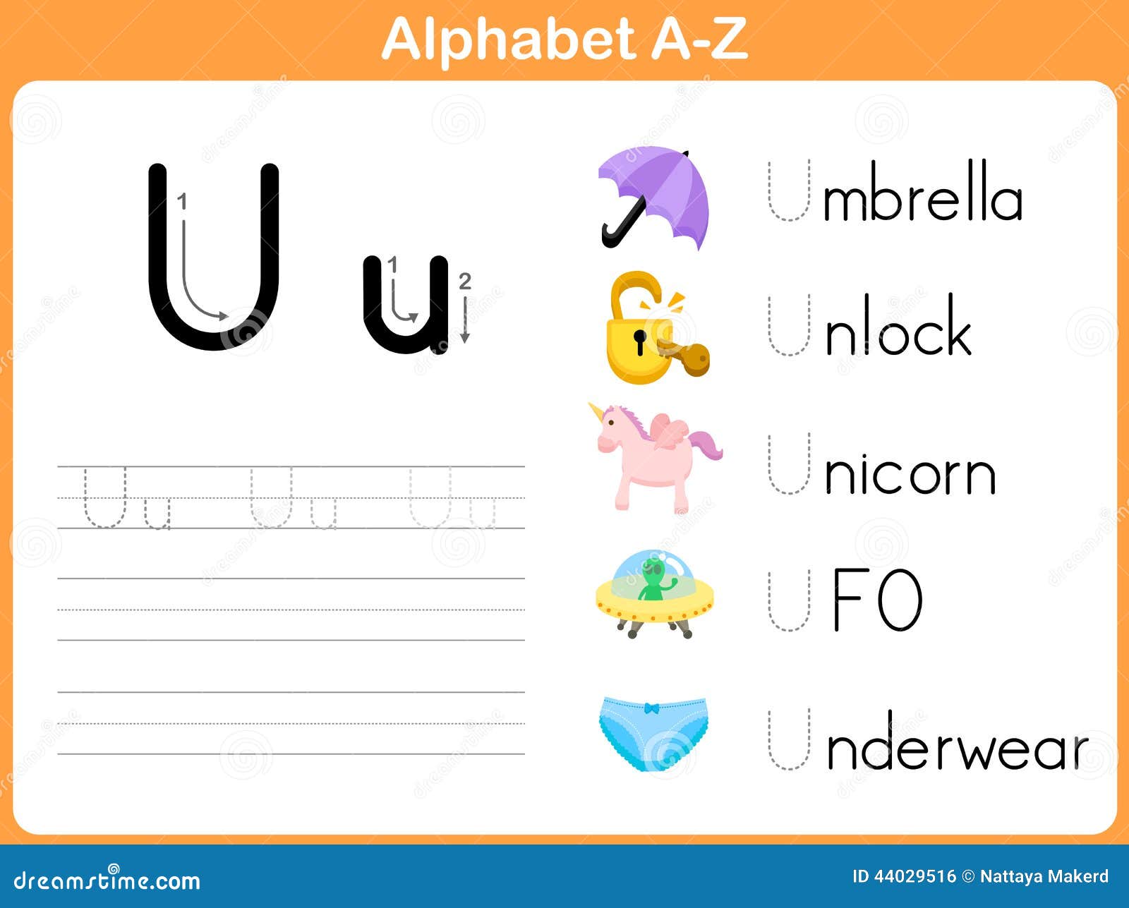 alphabet tracing worksheet