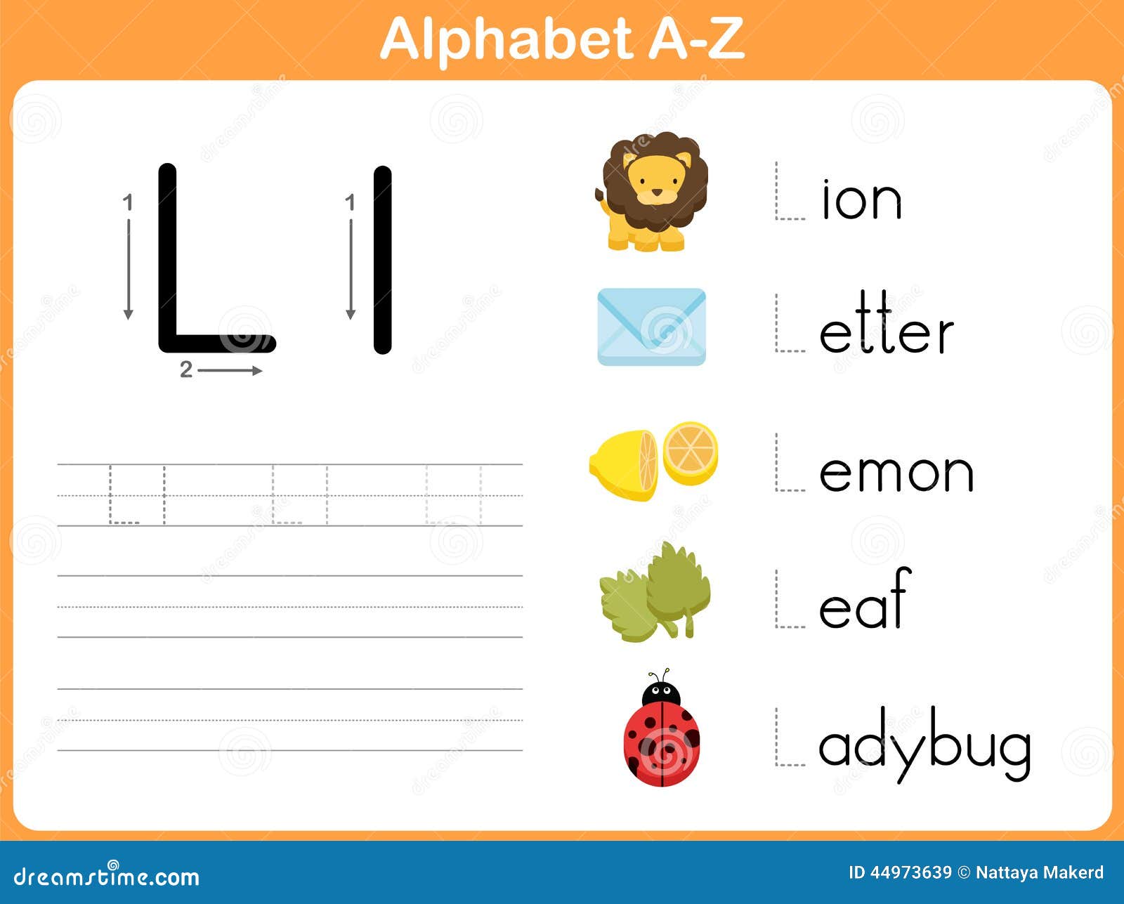 alphabet-tracing-worksheet-writing-a-z-stock-vector-illustration-of