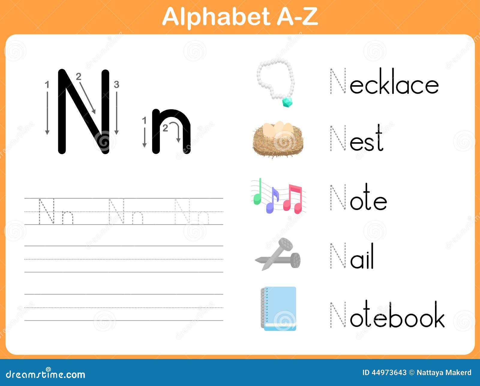 Alphabet Tracing Worksheet: Writing A-Z Stock Vector - Image: 44973643 worksheets for teachers, printable worksheets, multiplication, free worksheets, and math worksheets Tracing Letters A Z Worksheet 1062 x 1300