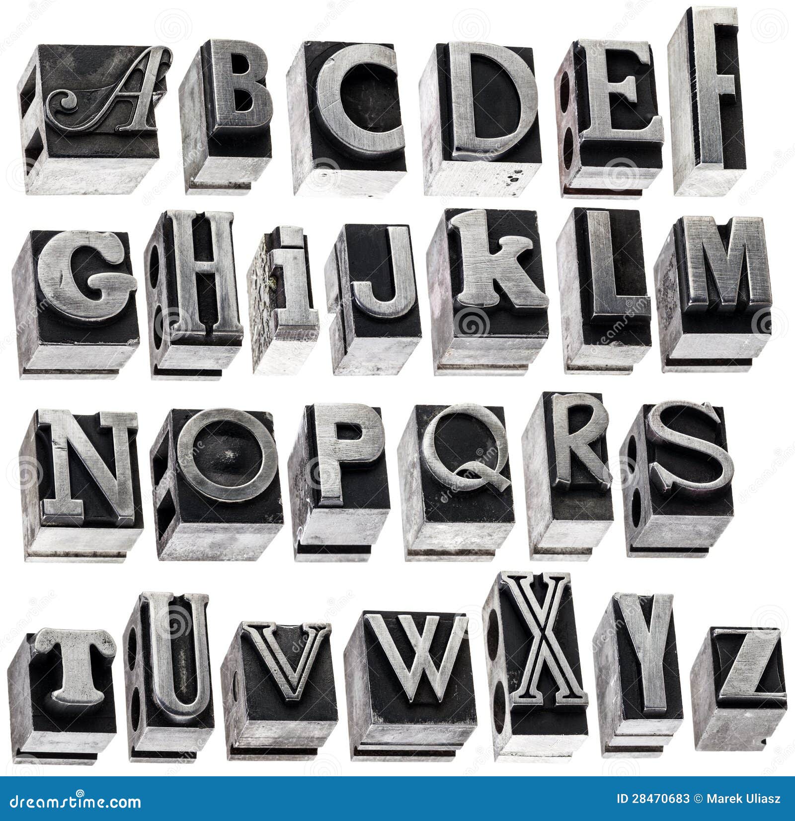 Lot of 50 VINTAGE Metal LETTERPRESS Print Type Block Alphabet Letters & Numbers 