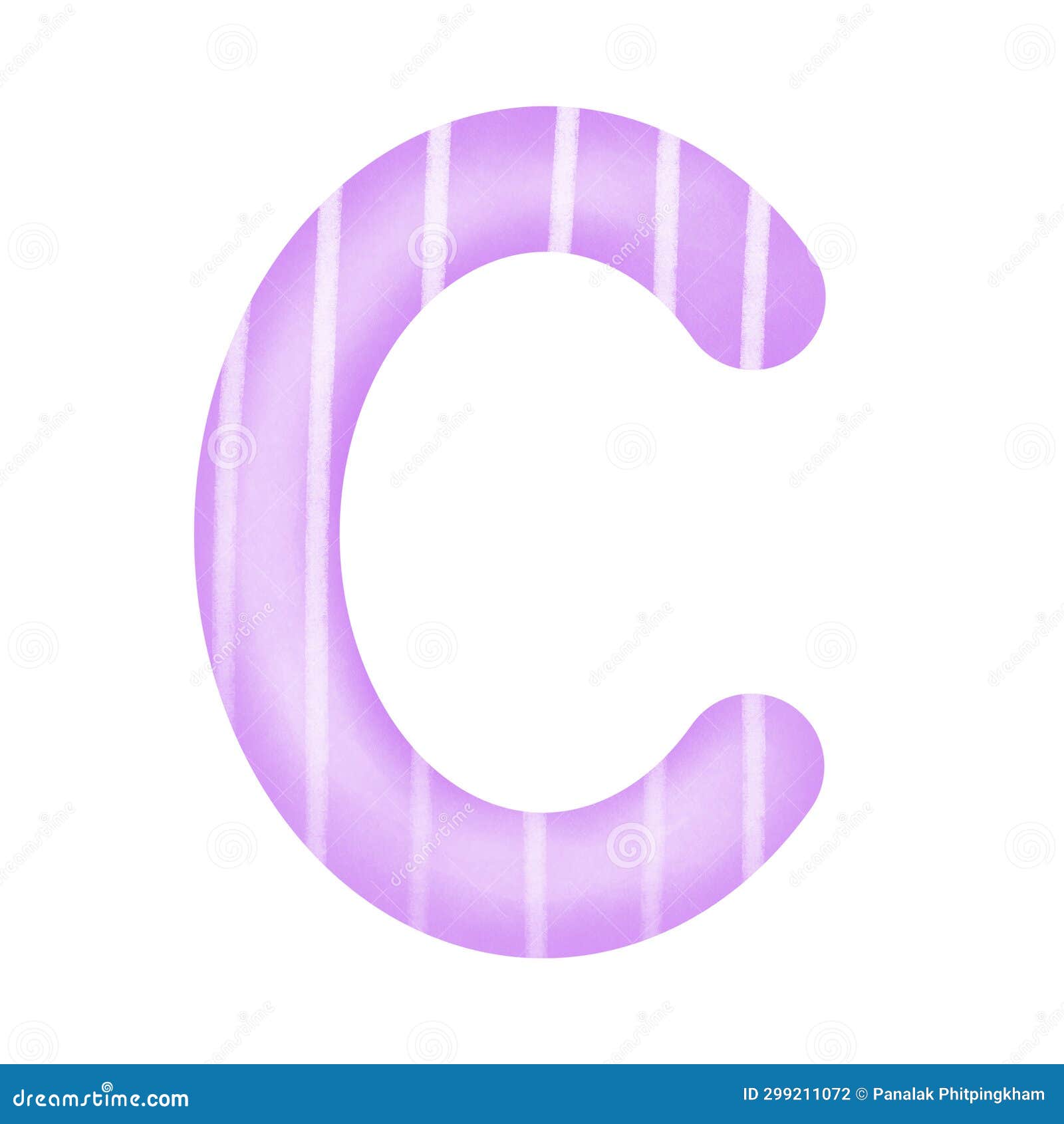 Alphabet a-Z and Numbers 0-9, Purple with a Line Pattern Stock ...